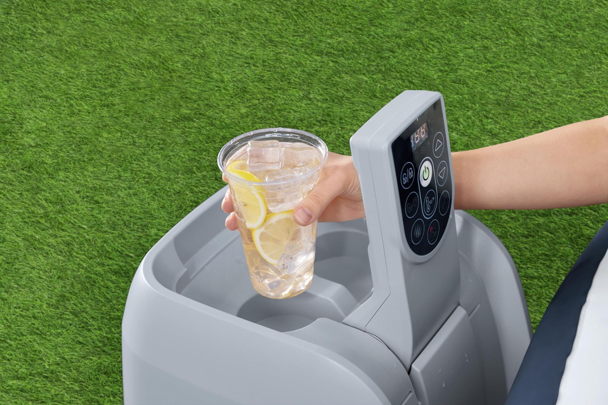 Opblaasbare bubbelbaden Lay-Z Spa Lay-Z-Spa Miami Energy-Efficient AirJet Opblaasbare Spa 2-4 Personen Bestway 10