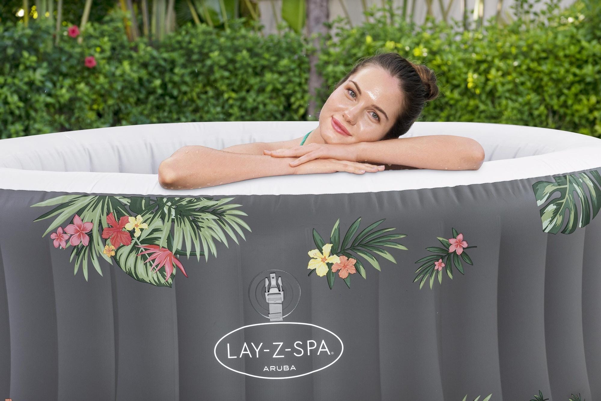 Opblaasbare bubbelbaden Lay-Z Spa Lay-Z-Spa Aruba AirJet opblaasbare spa 2-3 personen Bestway 5