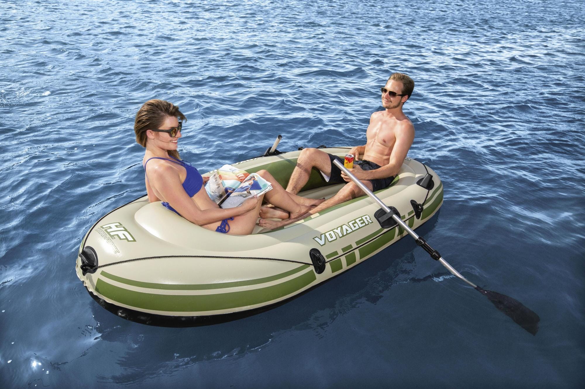SUP en kajak Hydro-Force Voyager 300 opblaasboot met roeispanen Bestway 10