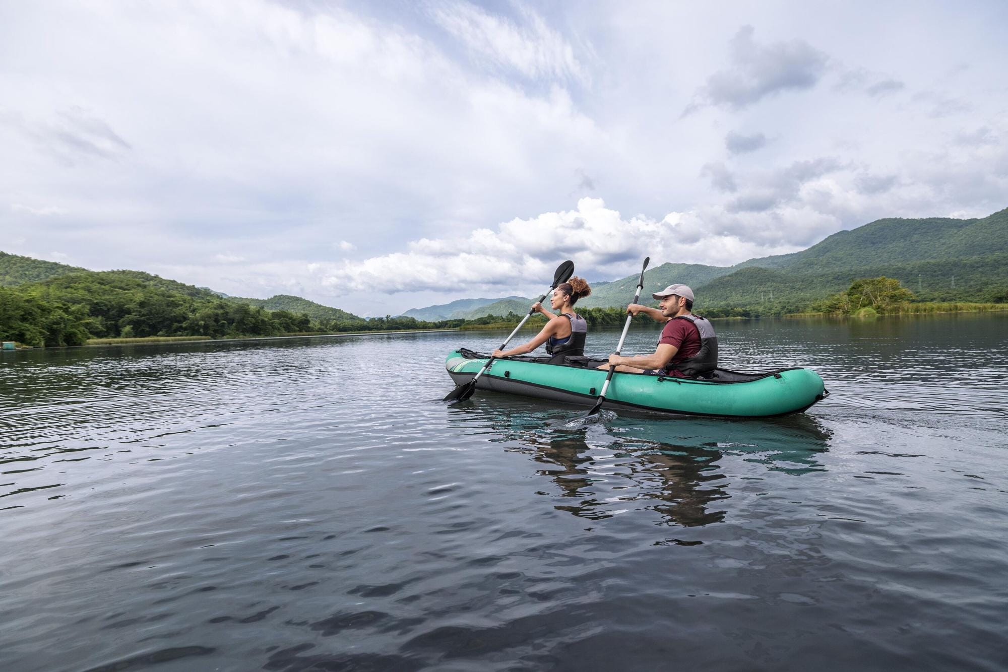 SUP en kajak Hydro Force Ventura Elite X2 Opblaasbare Kajak Set voor 2 Personen 3,30 m Bestway 6