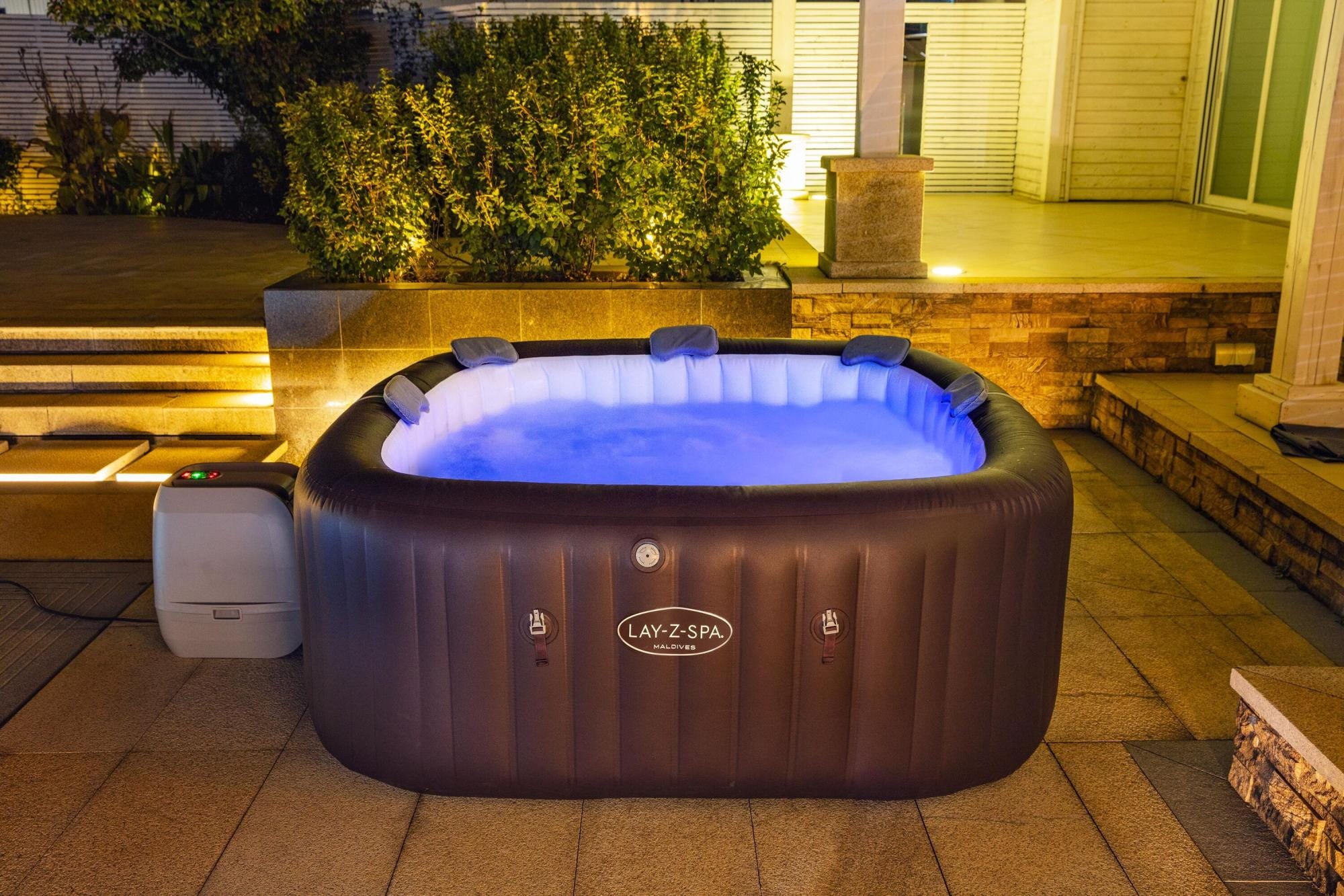 Opblaasbare bubbelbaden Lay-Z Spa Lay-Z-Spa Maldives HydroJet Pro opblaasbare spa 5-7 personen Bestway 10