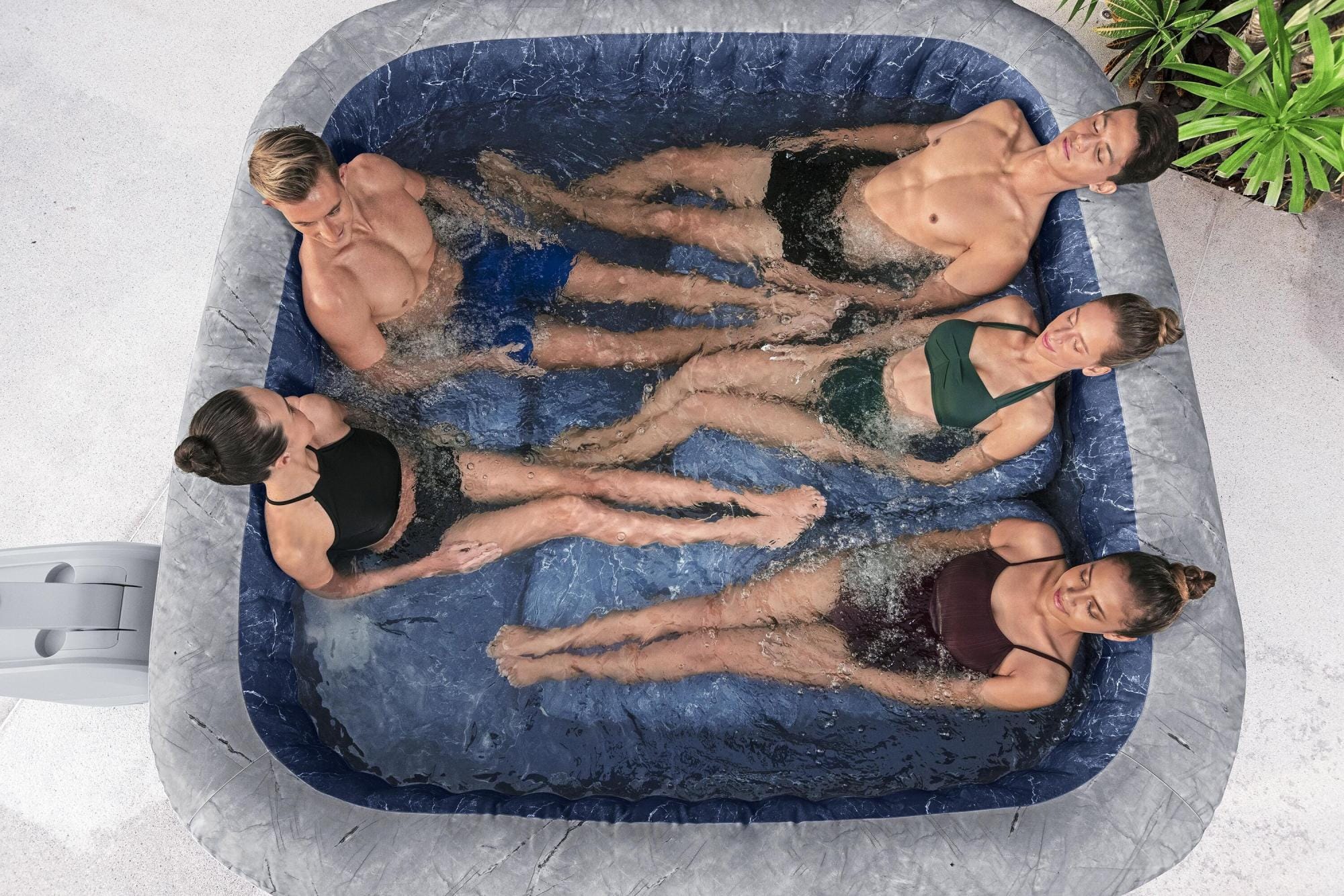 Opblaasbare bubbelbaden Lay-Z Spa Lay-Z-Spa San Francisco HydroJet Pro opblaasbare spa 5-7 personen Bestway 4