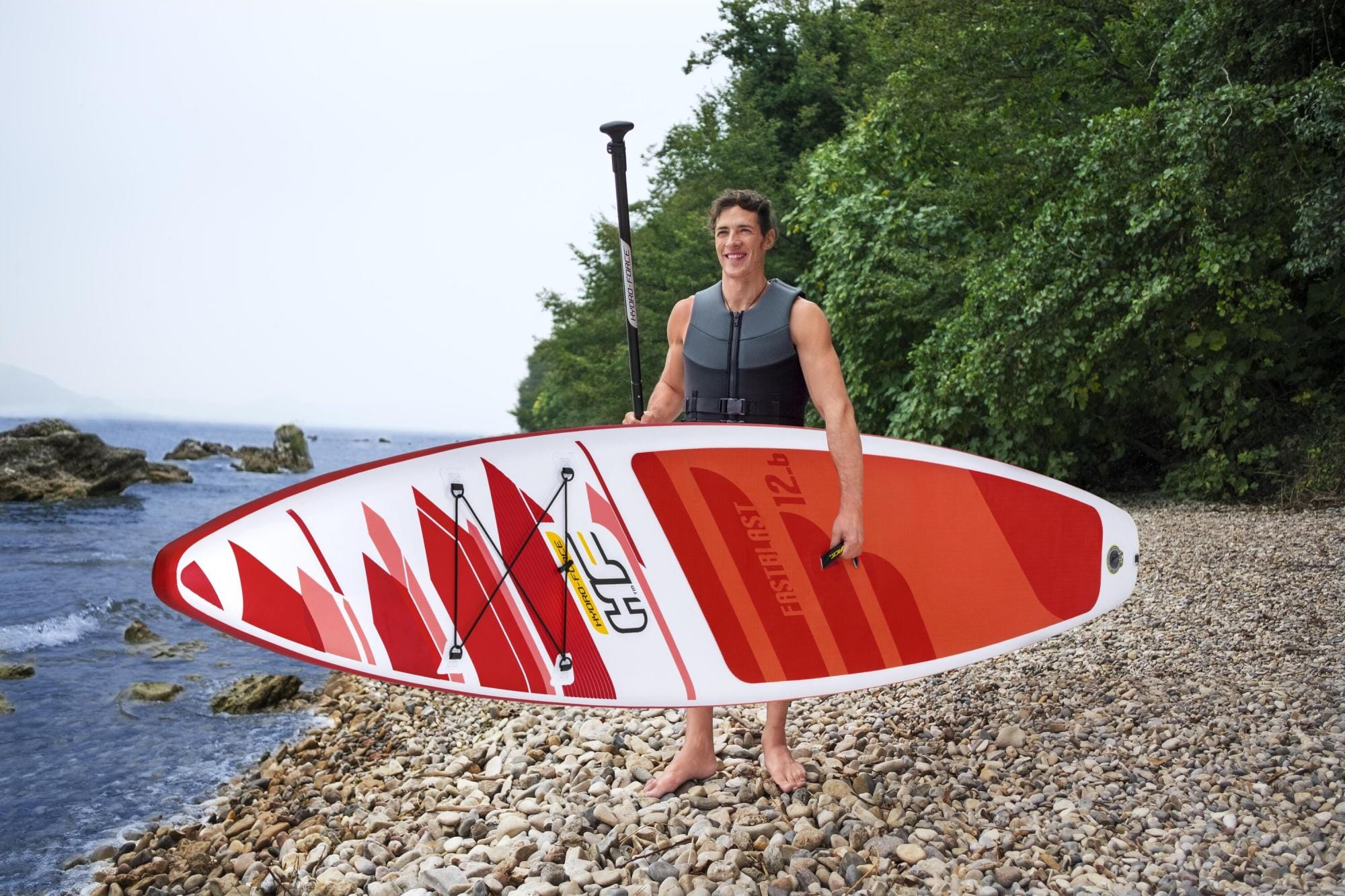 SUP en kajak Hydro-Force Fastblast Tech set met opblaasbaar stand-up paddleboard 3,81 m Bestway 3