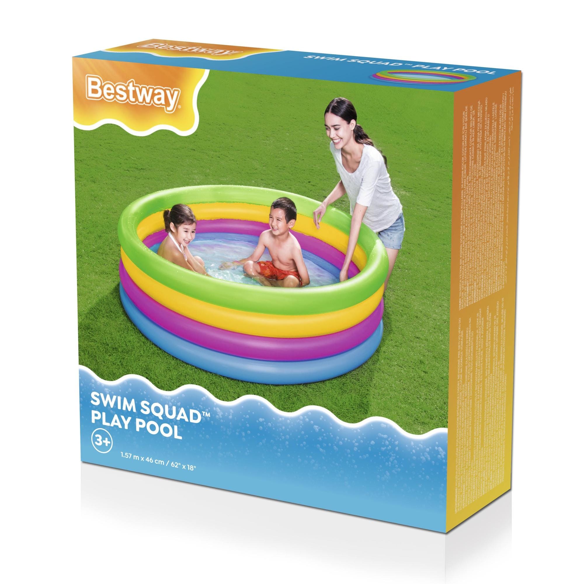 Opblaasbare spullen voor kinderen Bestway Swim Squad Opblaasbaar Kinderzwembad 1,57 m Bestway 10