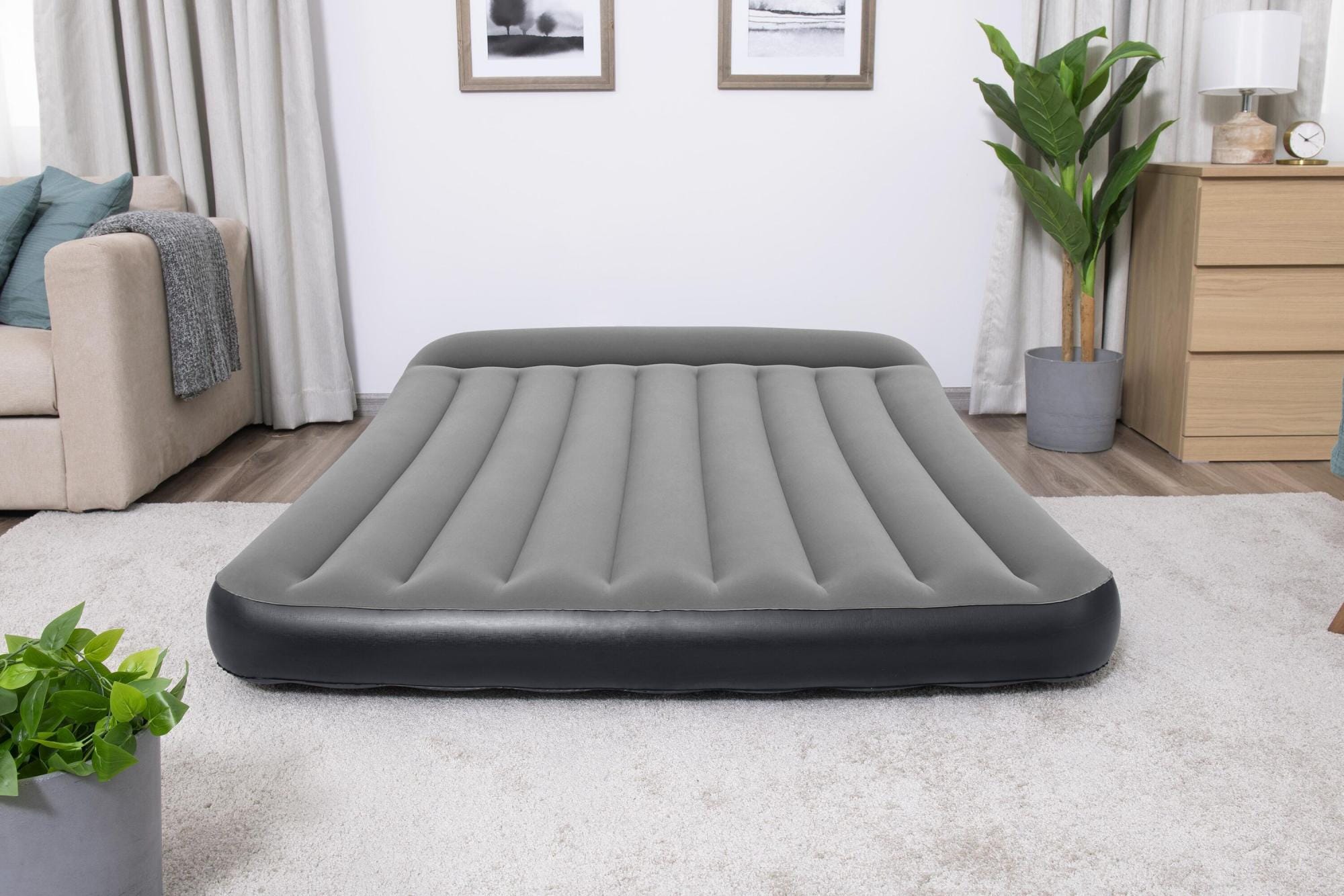 Luchtbed Bestway Tritech Queen Luchtmatras met Ingebouwde AC Pomp 2,03 m x 1,52 m x 30 cm Bestway 6