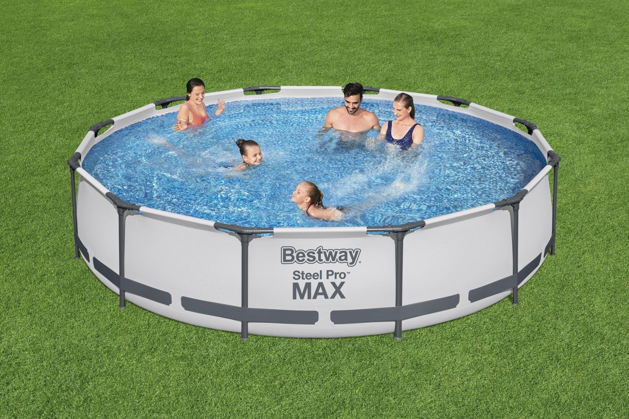 Bovengronds zwembad Steel Pro MAX bovengrondse ronde set van 366x76 cm Bestway 3