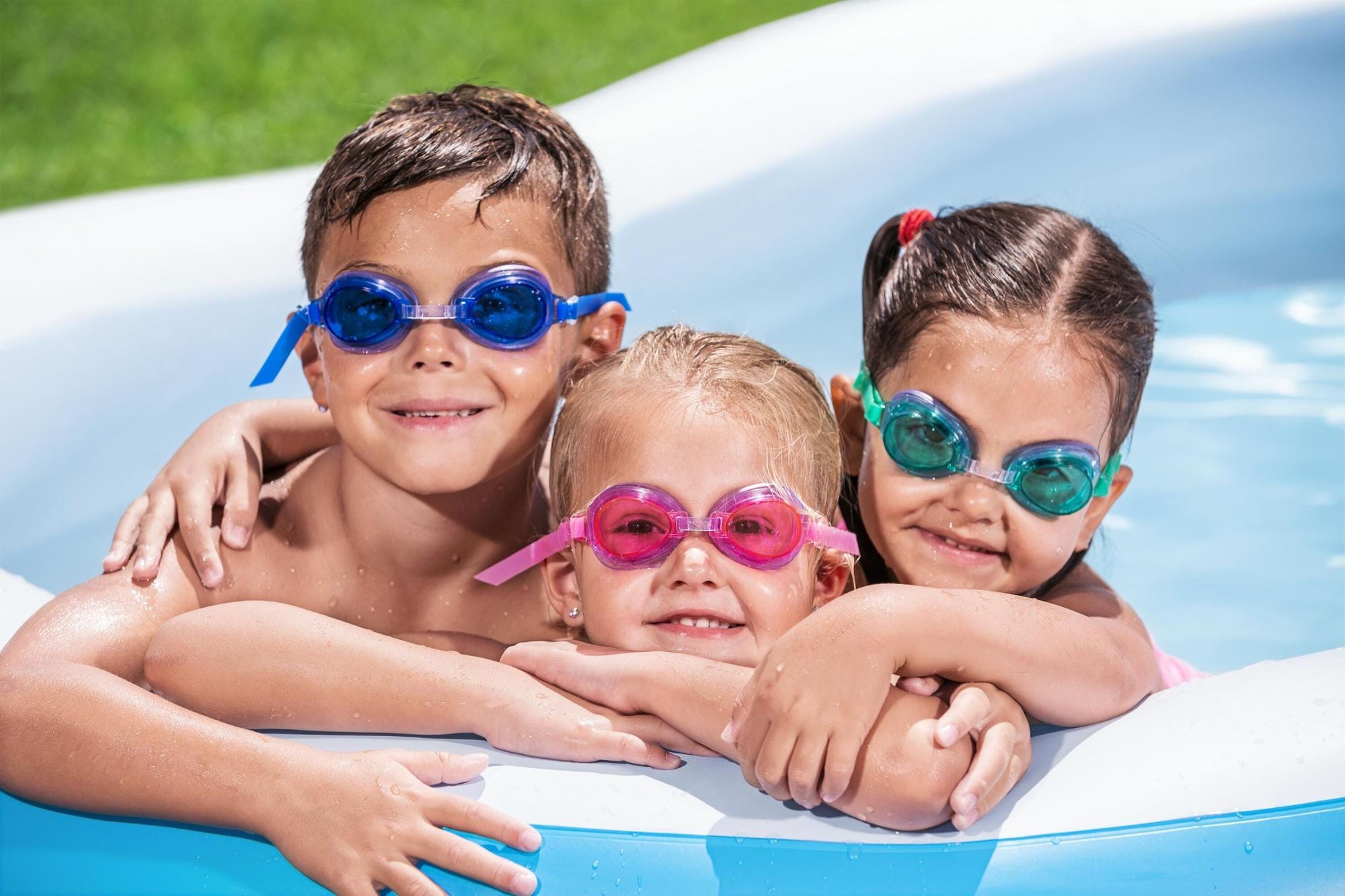 Opblaasbare spullen voor kinderen Bestway Big Lagoon Opblaasbaar Familiezwembad 2,62 m x 1,57 m x 46 cm Bestway 4