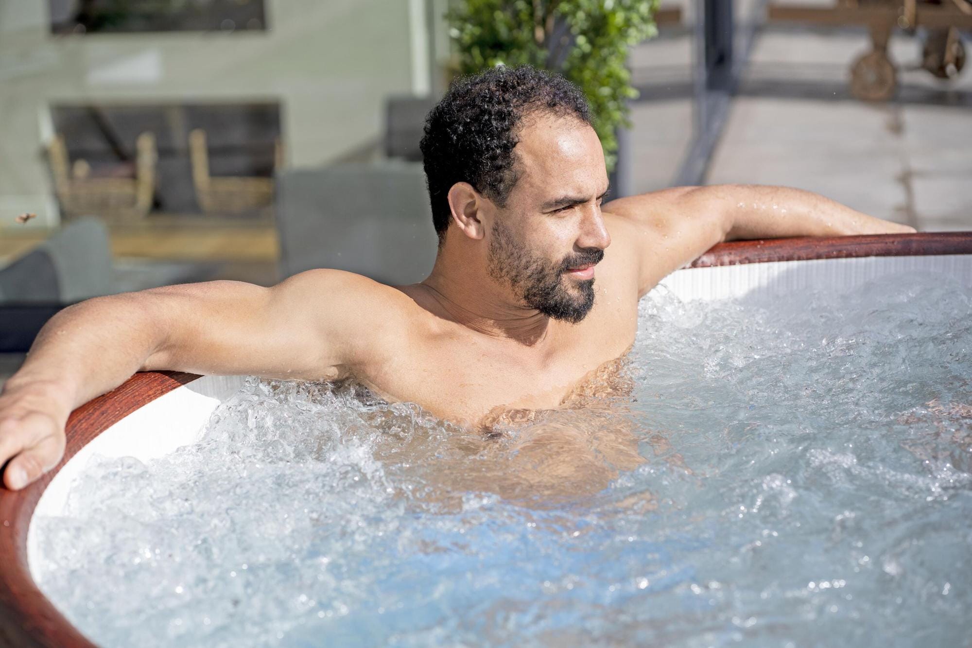 Opblaasbare bubbelbaden Lay-Z Spa Lay-Z-Spa Helsinki Smart AirJet Plus Opblaasbare Spa met Appbediening voor 5-7 Personen Bestway 19