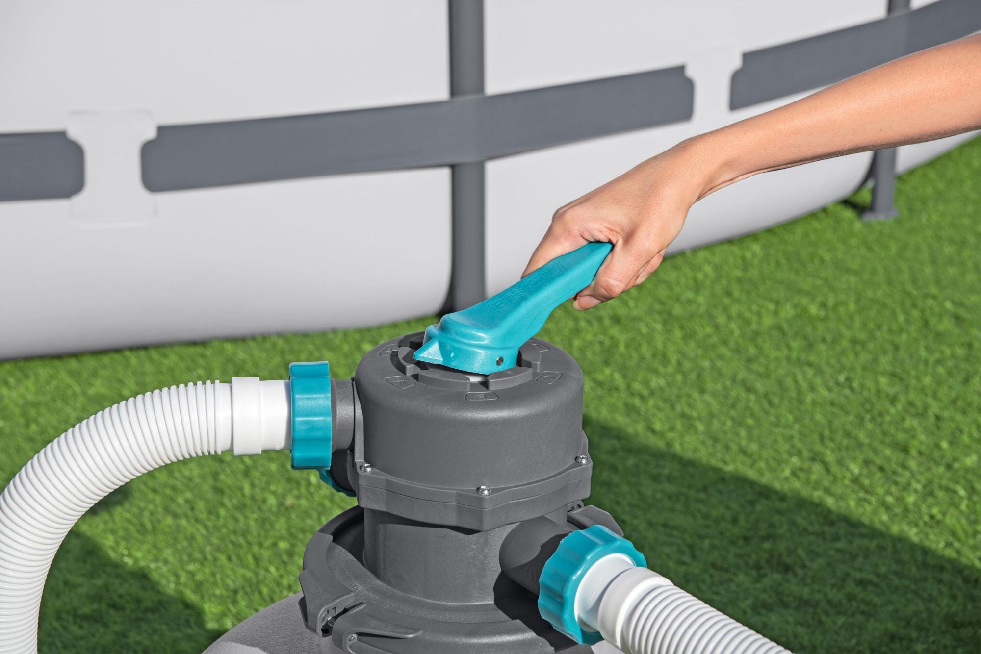 Accessoires Bestway 8.327 L Zandfilterpomp voor Bovengrondse Zwembaden Bestway 7