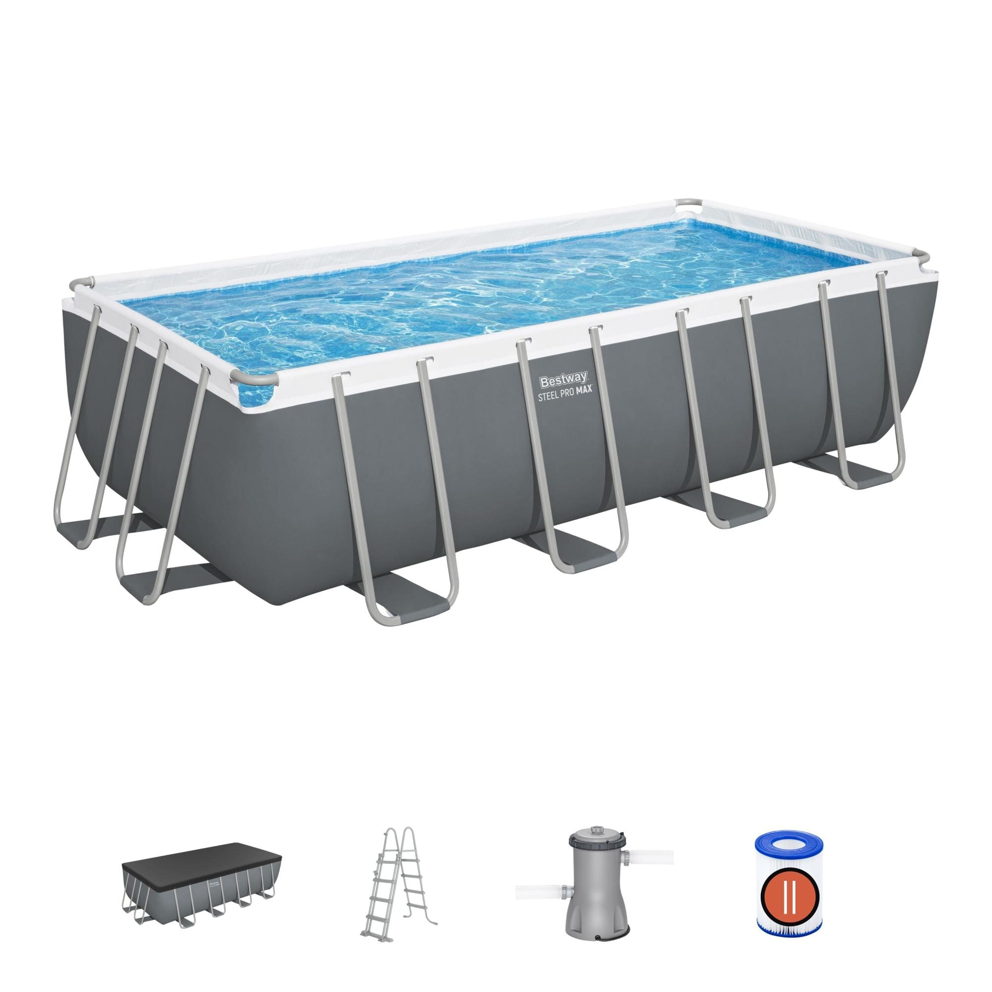 Bovengronds zwembad Bestway Steel Pro MAX Bovengrondse Zwembad Set 4,88 m x 2,44 m x 1,22 m Bestway 1