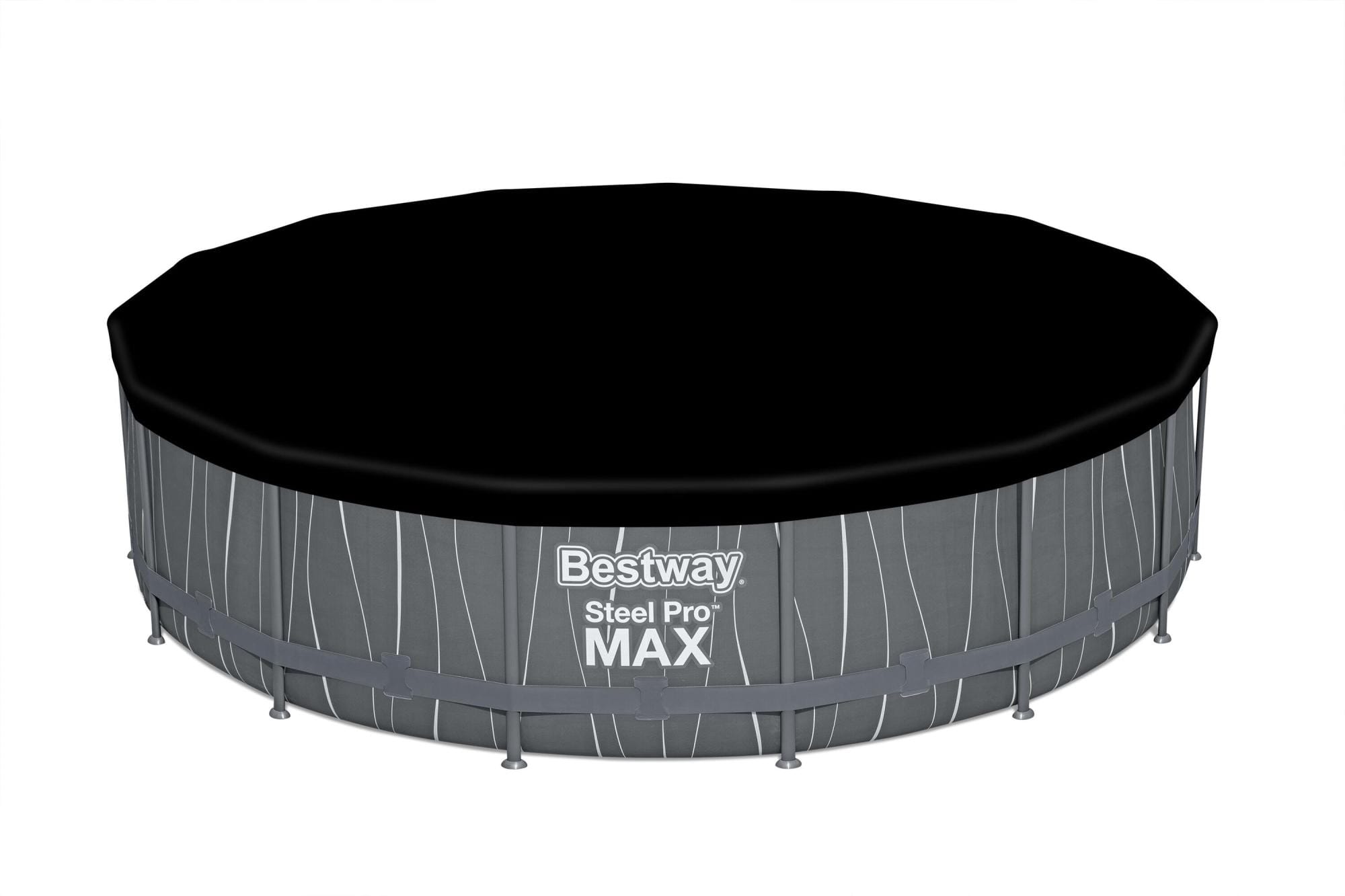 Bovengronds zwembad Set Steel Pro MAX rond bovengronds zwembad van 457x107 cm Bestway 12