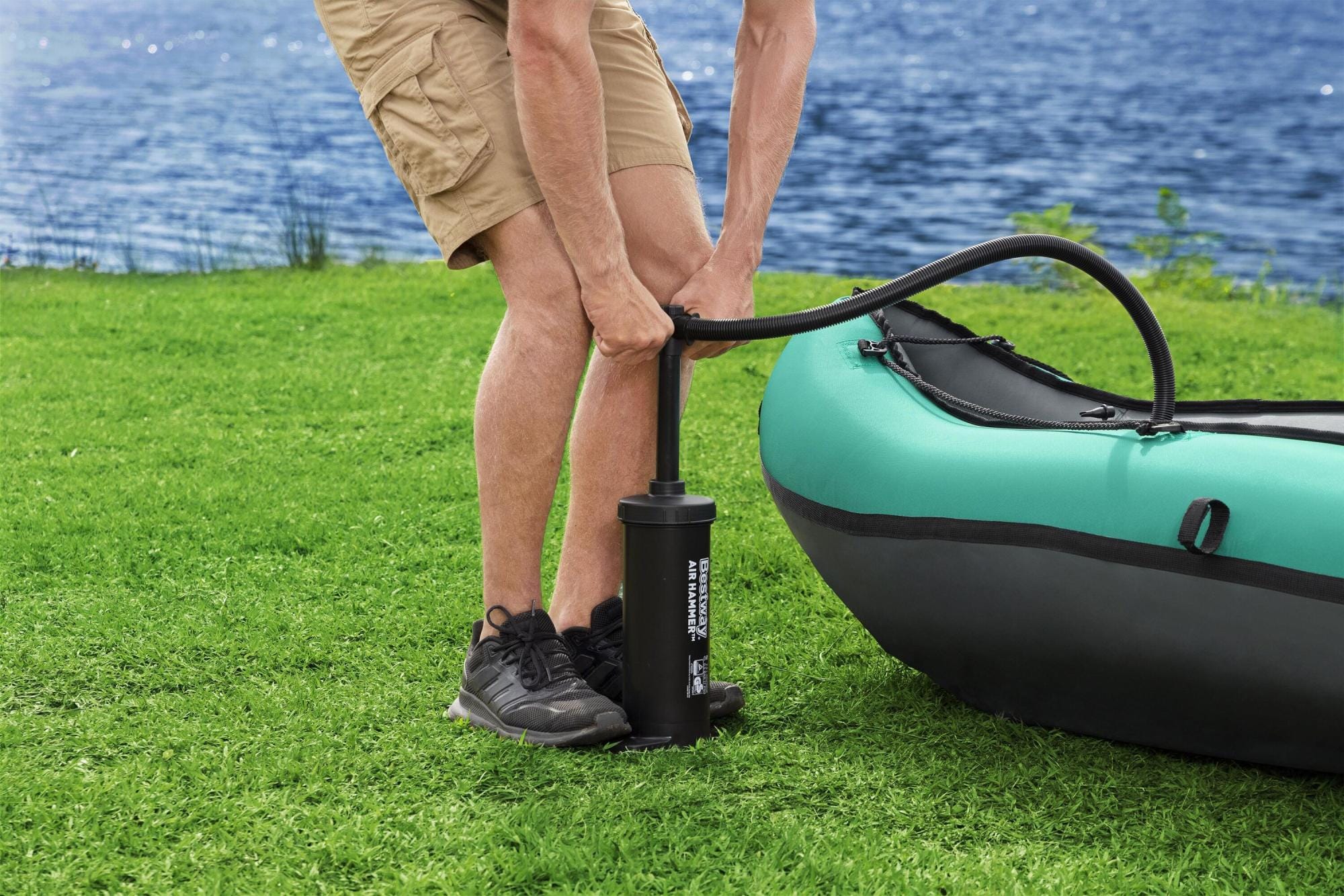 SUP en kajak Ventura kayak opblaasbare van 280x86 cm, voor 1 persoon Bestway 5