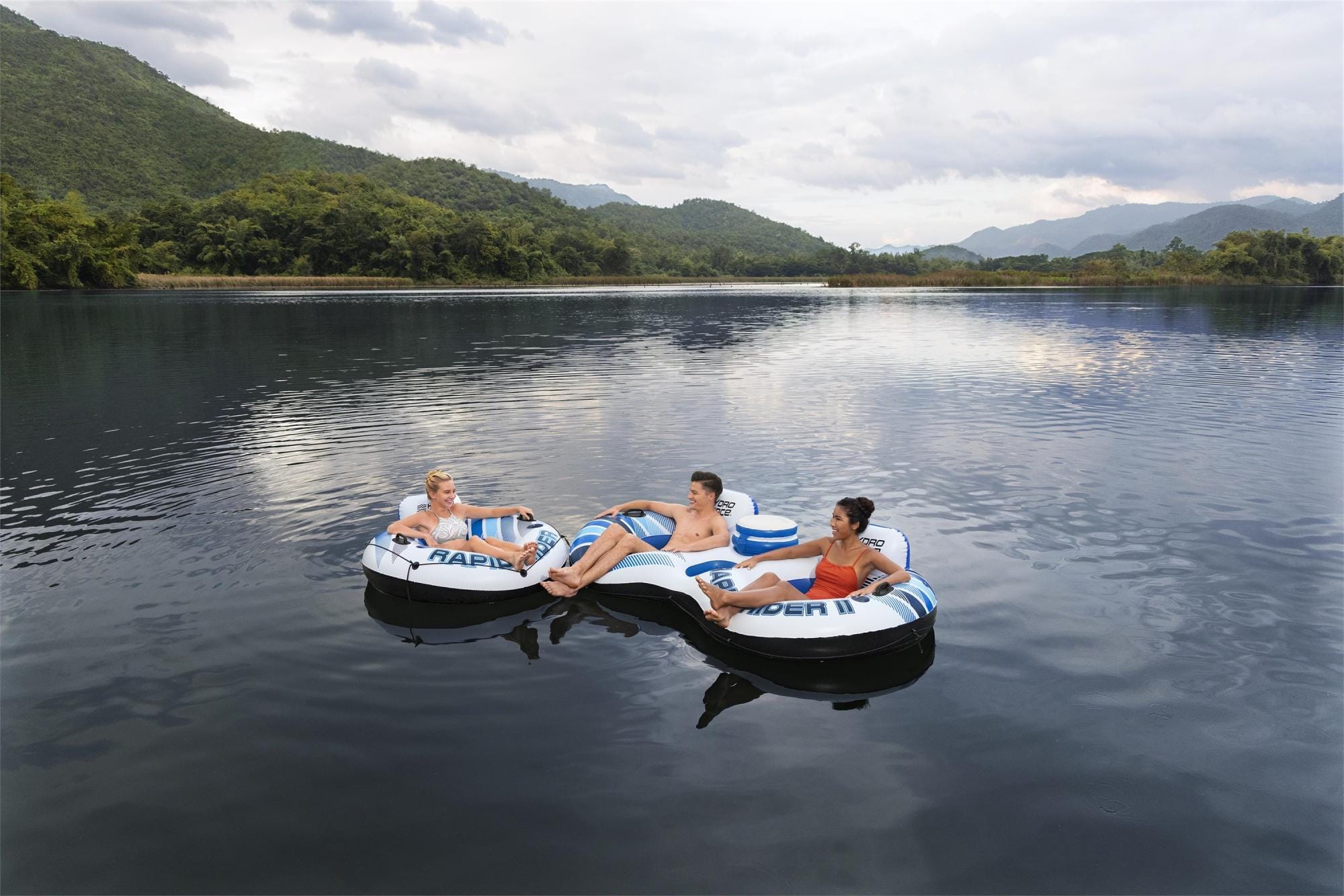 Opblaasbare strandartikelen Hydro Force Rapid Rider Dubbele Rivierband voor 2 personen 2,40 m Bestway 1