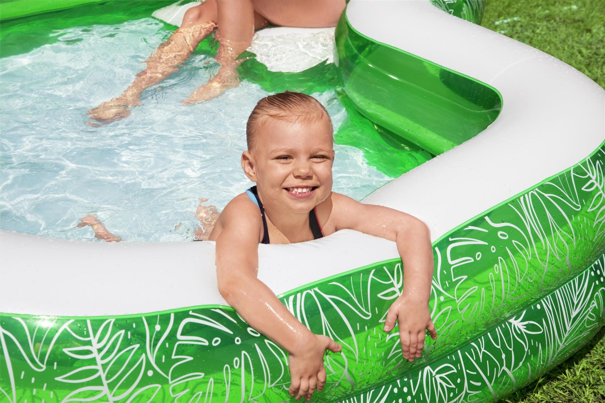 Opblaasbare spullen voor kinderen Bestway Tropical Paradise opblaasbaar familiezwembad Bestway 5