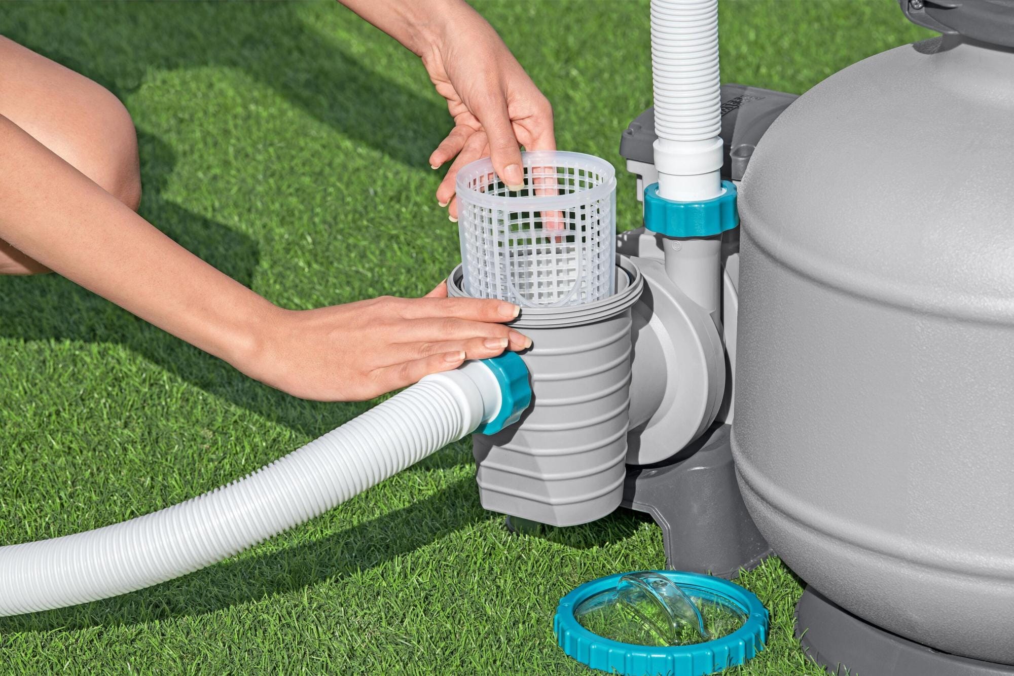 Accessoires Bestway 8.327 L Zandfilterpomp voor Bovengrondse Zwembaden Bestway 6