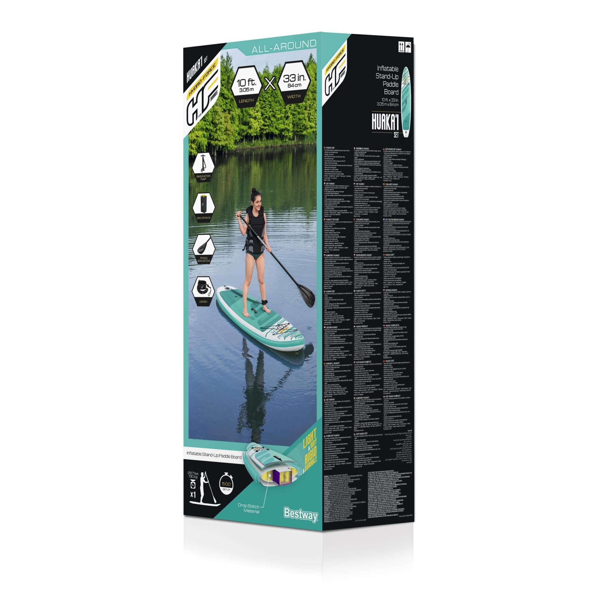 SUP en kajak HuaKa'i opblaasbaar SUP-board van 305x84 cm Bestway 9