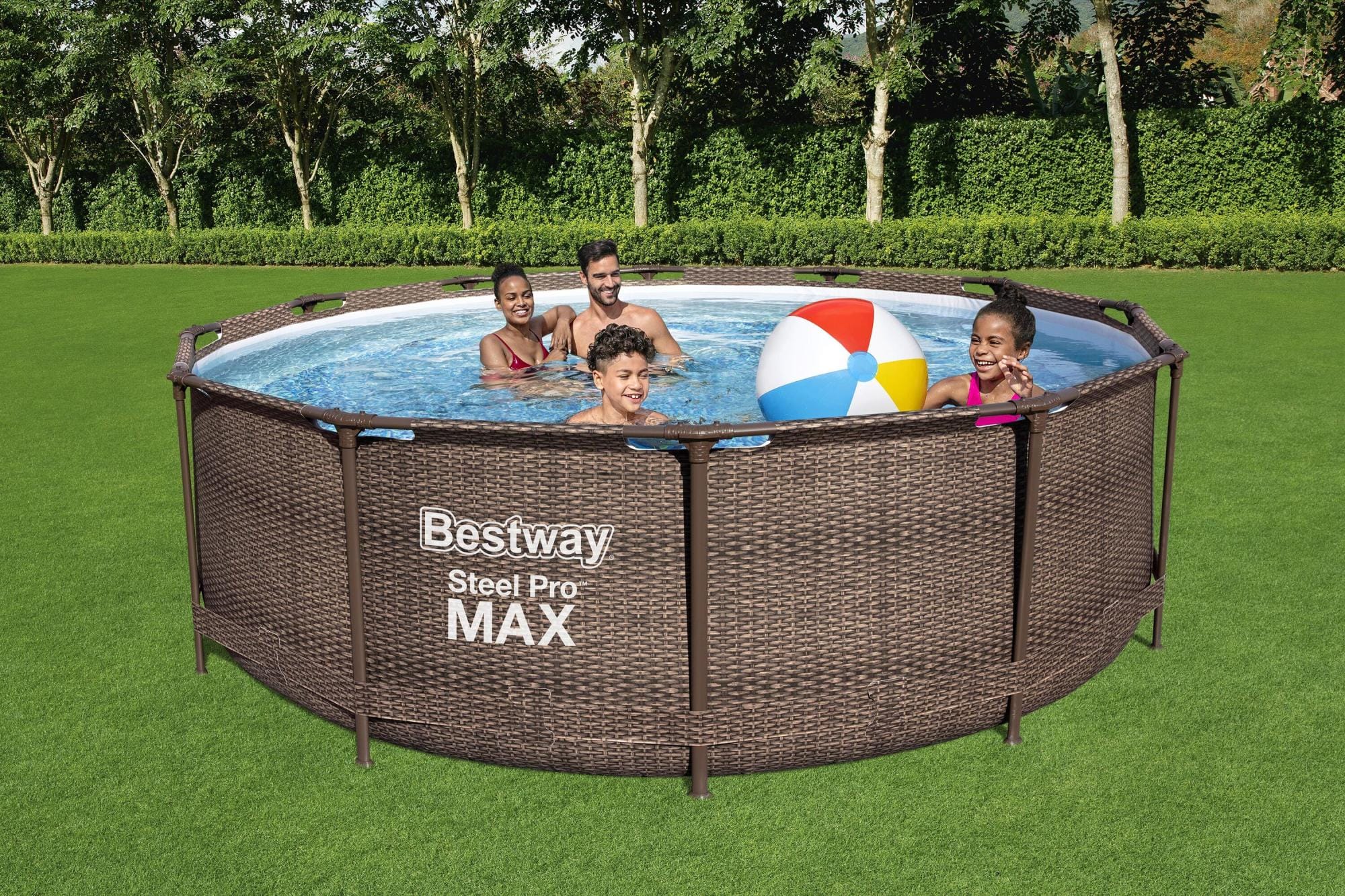 Bovengronds zwembad Steel Pro MAX bovengrondse ronde set - 366x100 cm rotaneffect Bestway 1