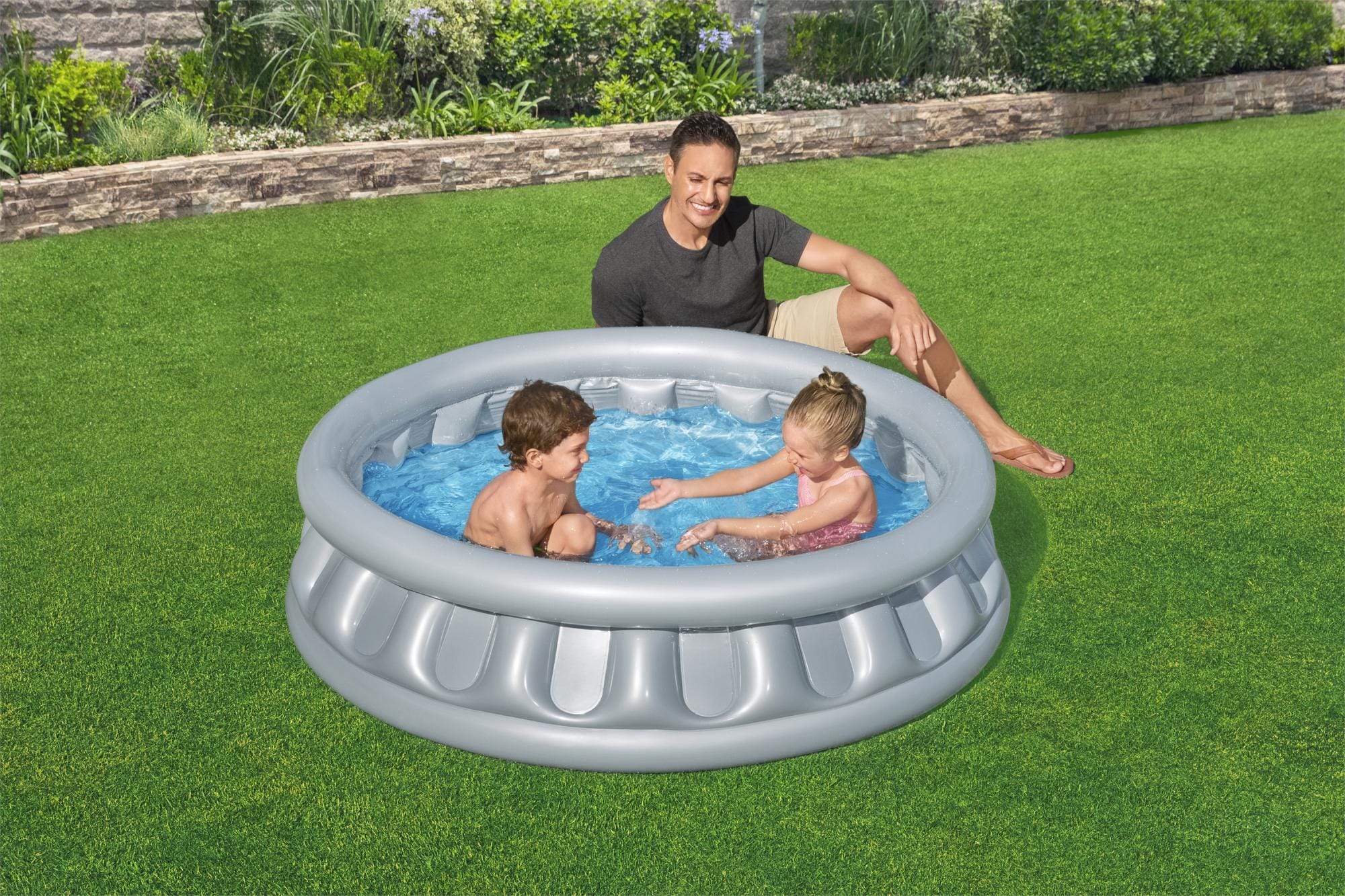 Opblaasbare spullen voor kinderen Bestway Opblaasbaar Ruimteschip Kinderzwembad 1.52m x 43cm Bestway 2