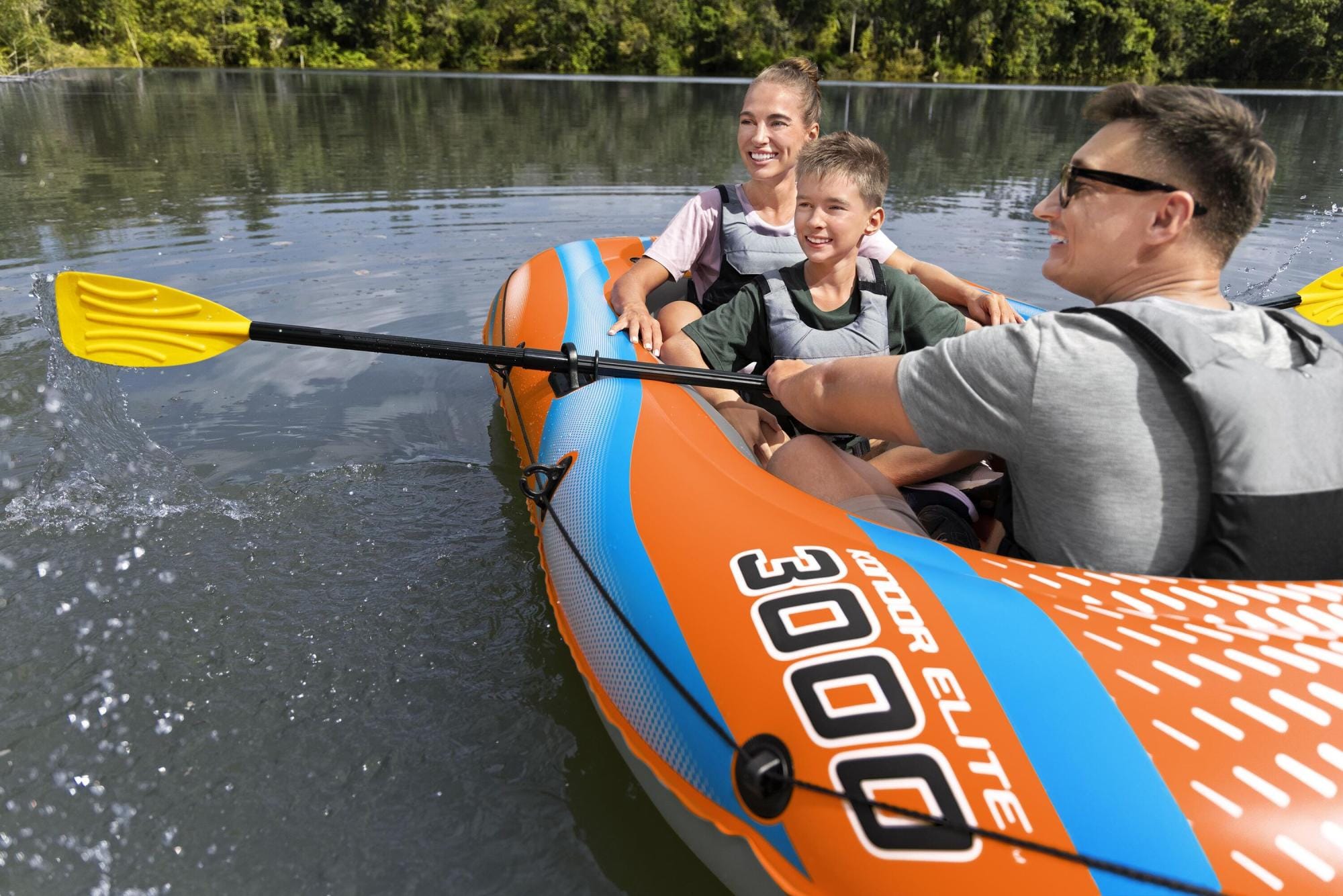 SUP en kajak Bestway Kondor Elite 3000 Opblaasbaar Vlot Set 2,46 m x 1,22 m Bestway 3