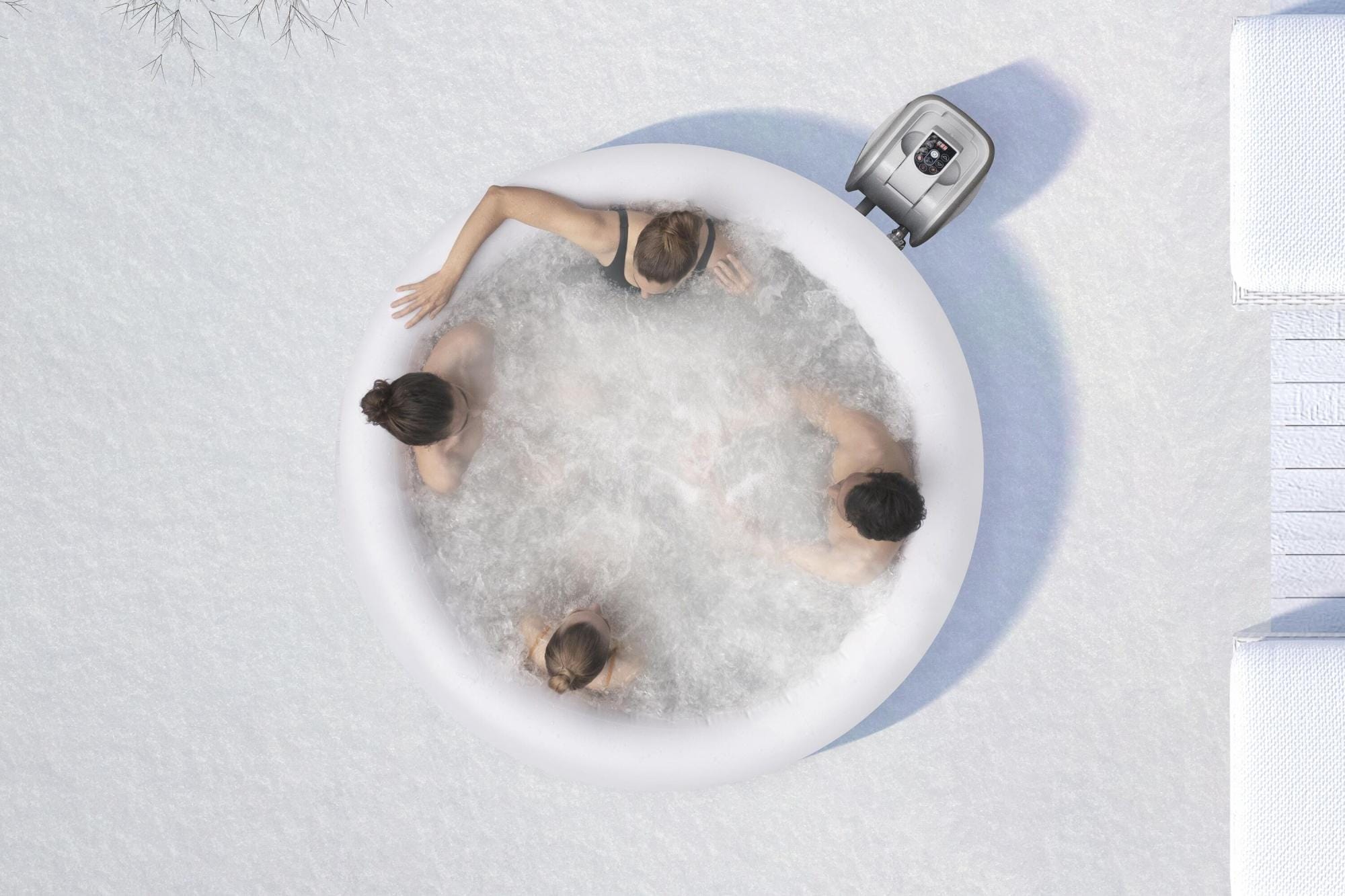 Opblaasbare bubbelbaden Lay-Z Spa Lay-Z-Spa Fiji AirJet opblaasbare spa 2-4 personen Bestway 6