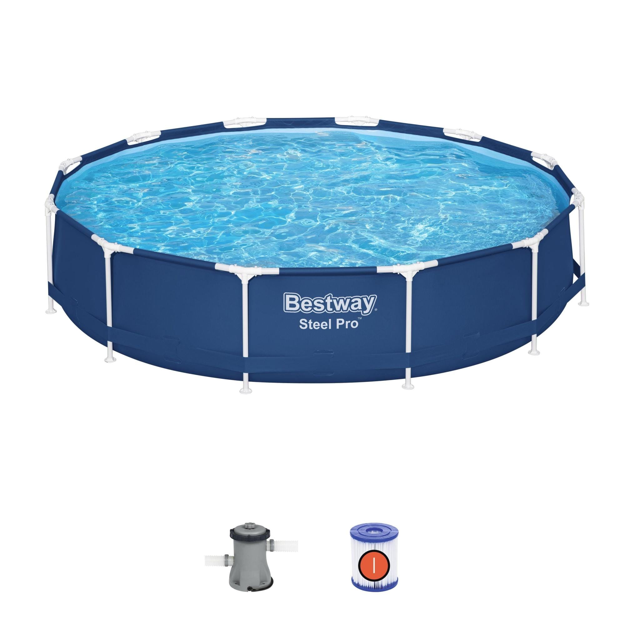 Bovengronds zwembad Steel Pro bovengrondse ronde set van 366x76 cm Bestway 1