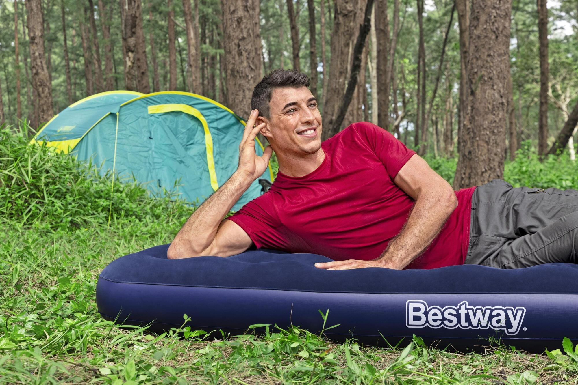 Luchtbed Bestway Dubbele Luchtmatras 1,88 m x 99 cm x 22 cm Bestway 4