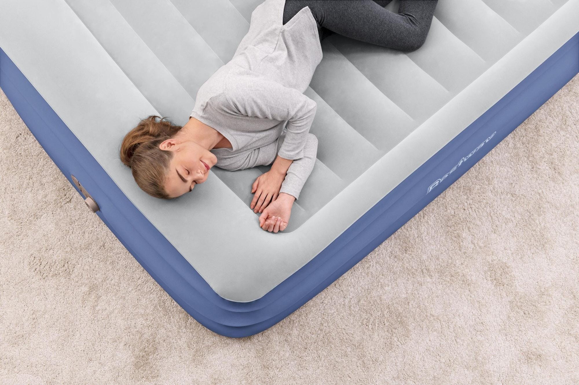 Luchtbed Bestway Tritech Queen Luchtmatras met Ingebouwde AC-Pomp 2,03 m x 1,52 m x 61 cm Bestway 8