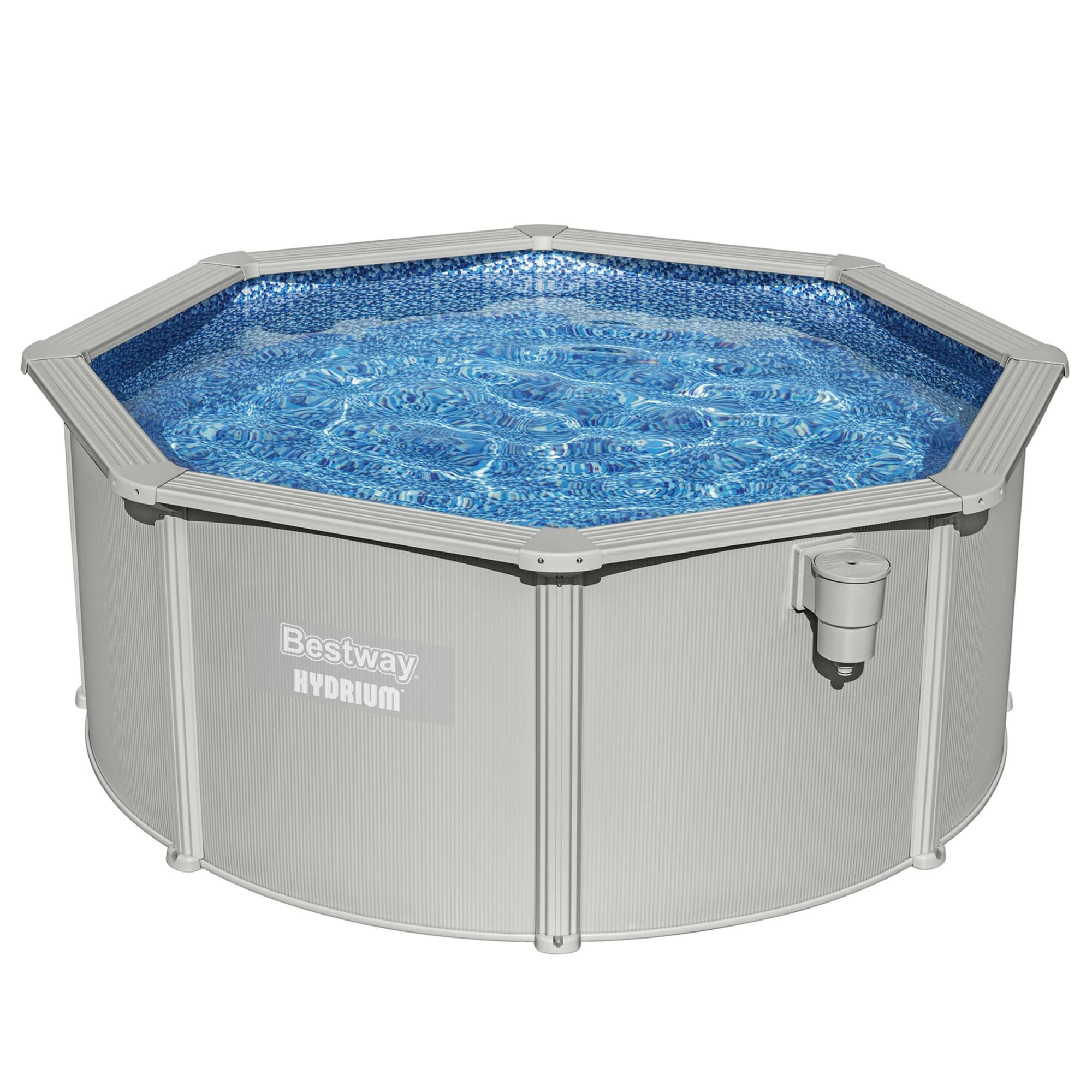 Bovengronds zwembad Bestway Hydrium Ronde Bovengrondse Zwembad Set met Stalen Wanden 3,05 m x 1,22 m Bestway 2