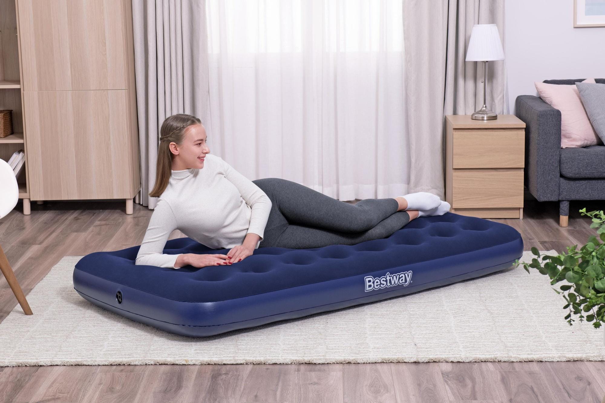 Luchtbed Bestway Dubbele Luchtmatras 1,88 m x 99 cm x 22 cm Bestway 1