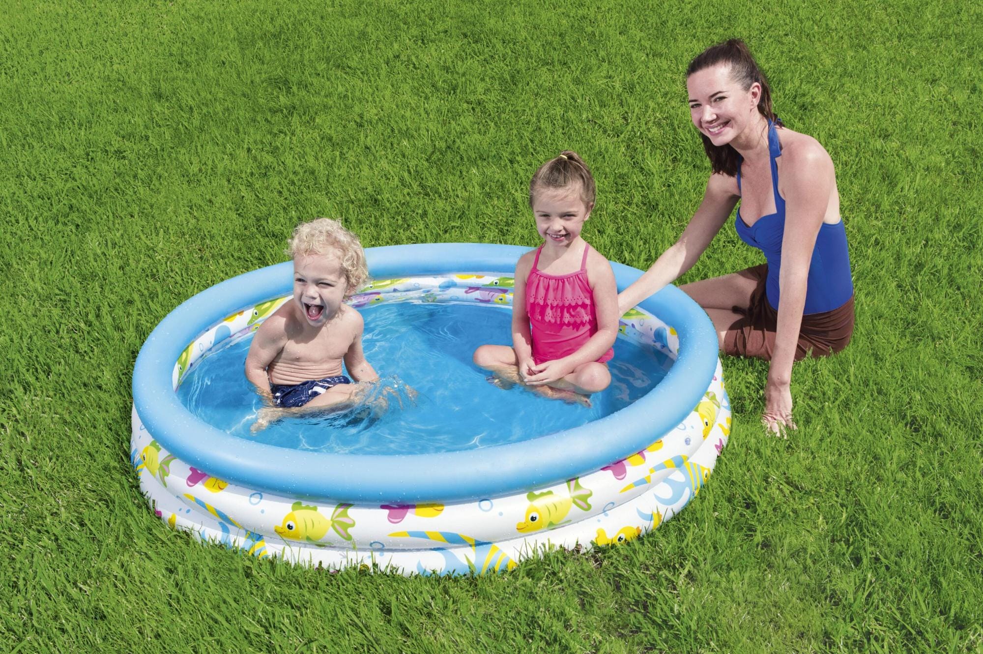Opblaasbare spullen voor kinderen Bestway Coral Reef Crew Opblaasbaar Kinderzwembad 1,22 m x 25 cm Bestway 2