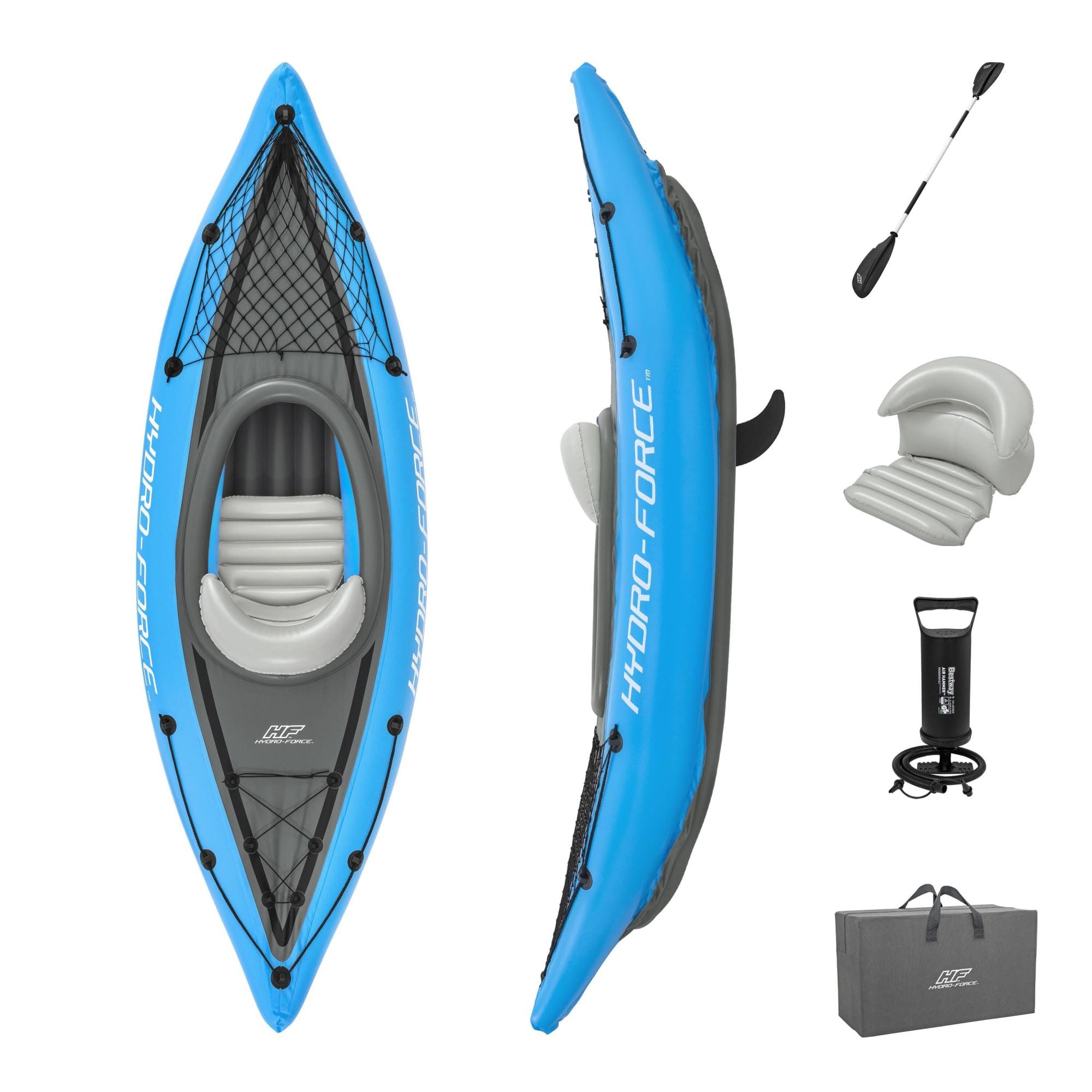 SUP en kajak Cove Champion opblaasbare kayak van 275x81 cm, voor 1 persoon Bestway 1