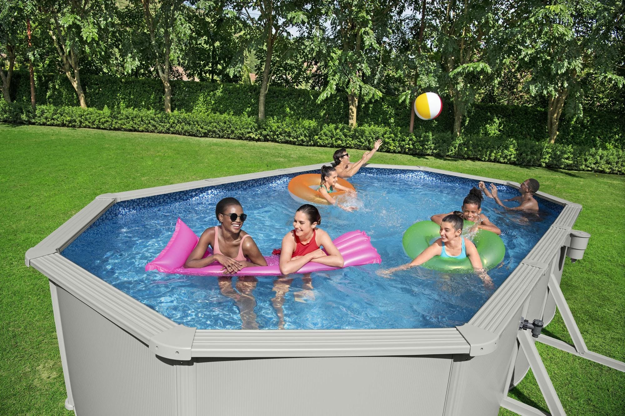 Bovengronds zwembad Bestway Hydrium Bovengrondse Zwembad Set met Stalen Wanden 6,10 m x 3,66 m x 1,22 m Bestway 4