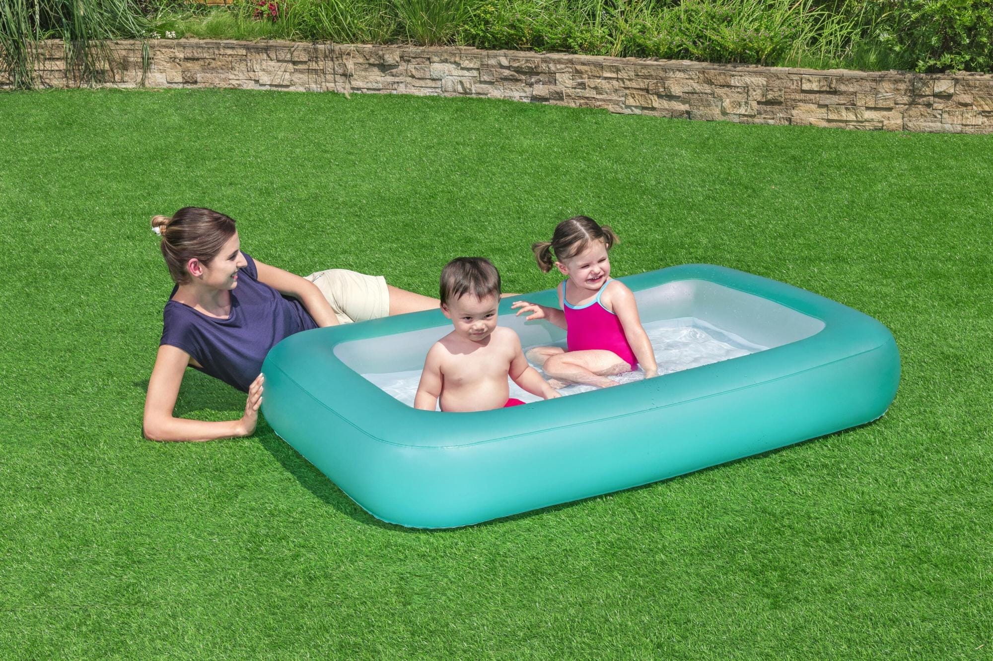 Opblaasbare spullen voor kinderen Bestway Aquababes Kinderzwembad 1,65 m x 1,04 m x 25 cm Bestway 5