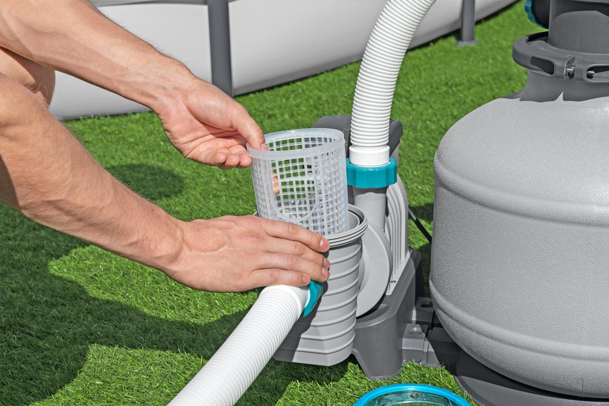 Accessoires Bestway 6.056 L Zandfilterpomp voor Bovengrondse Zwembaden Bestway 1