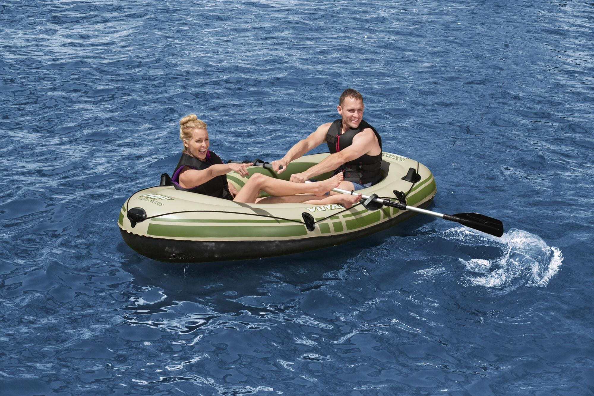 SUP en kajak Hydro-Force Voyager 300 opblaasboot met roeispanen Bestway 3