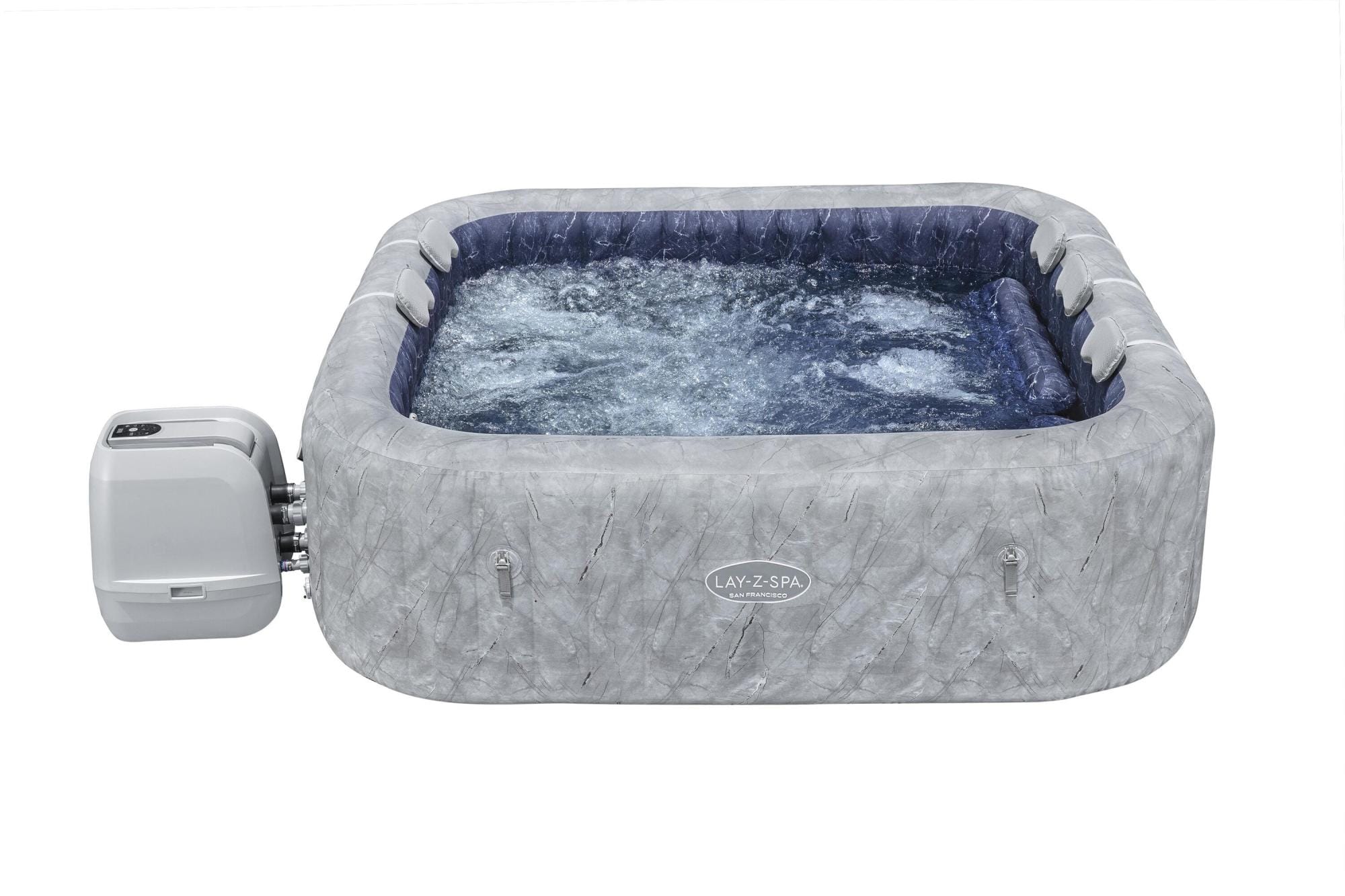 Opblaasbare bubbelbaden Lay-Z Spa Lay-Z-Spa San Francisco HydroJet Pro opblaasbare spa 5-7 personen Bestway 1