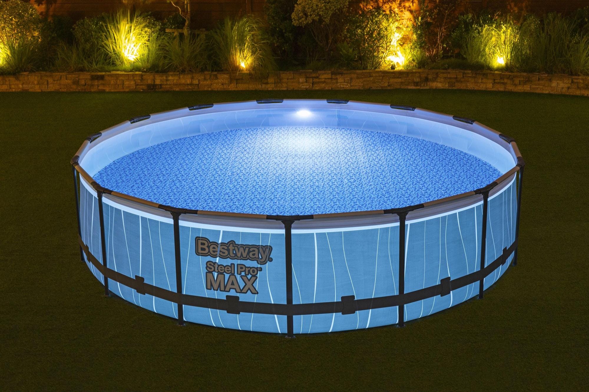 Bovengronds zwembad Set Steel Pro MAX rond bovengronds zwembad van 457x107 cm Bestway 8
