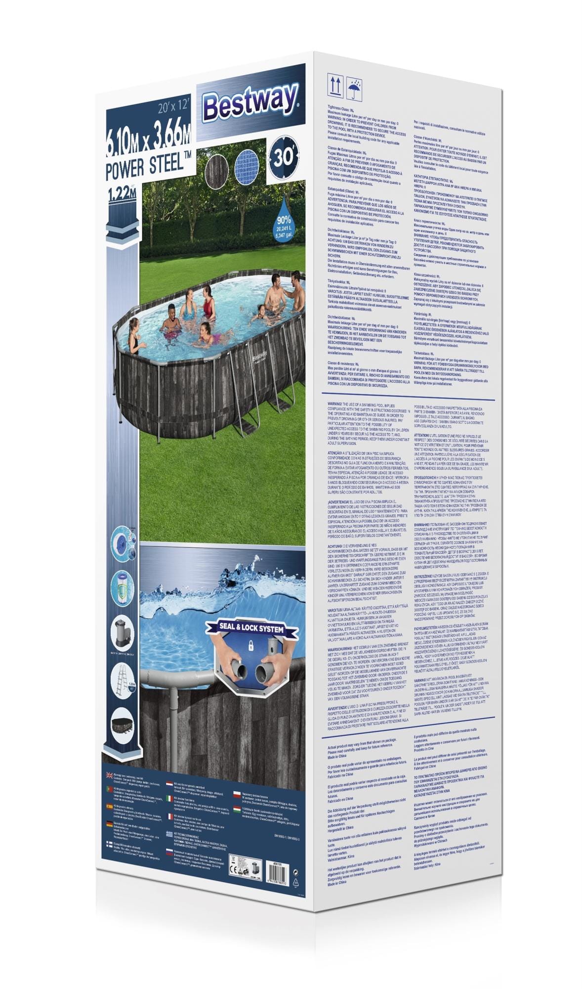 Bovengronds zwembad Steel Pro bovengrondse ronde set van 396x84 cm Bestway 8
