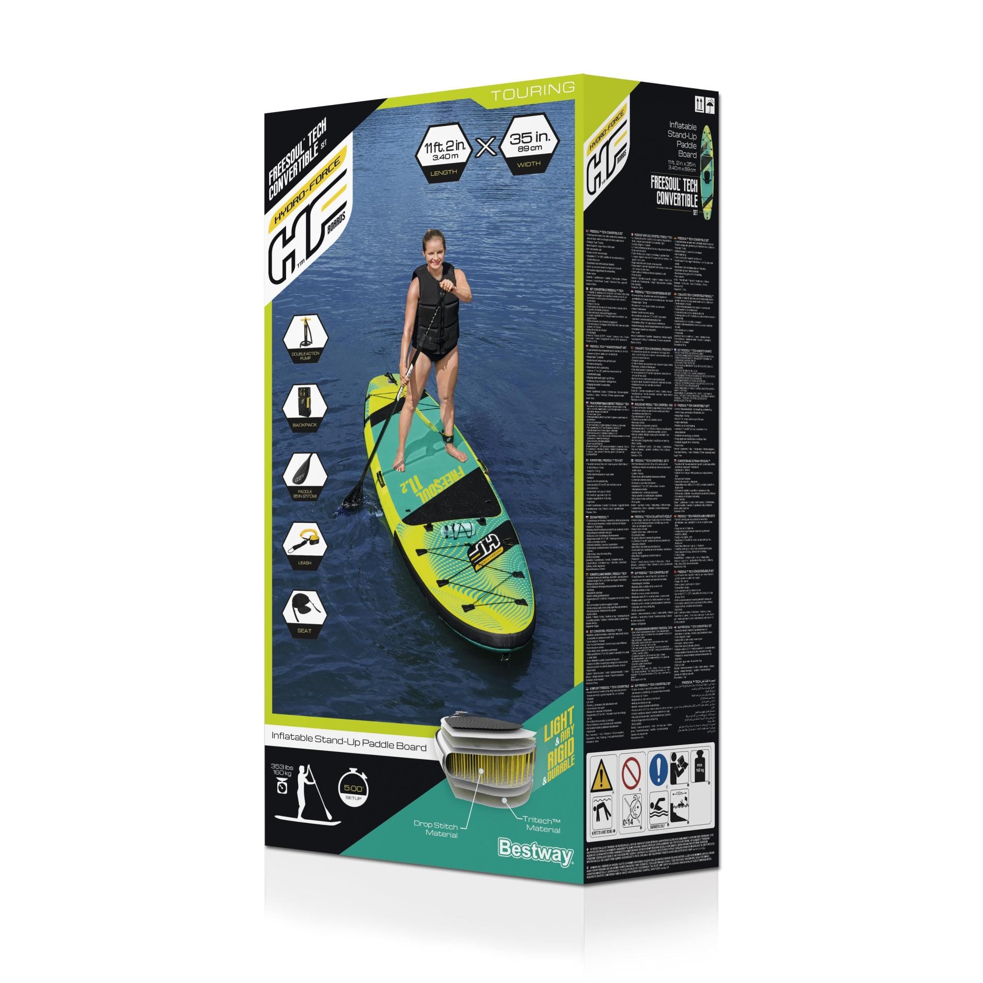 SUP en kajak Freesoul Tech opblaasbaar SUP-board van 340x89 cm Bestway 11