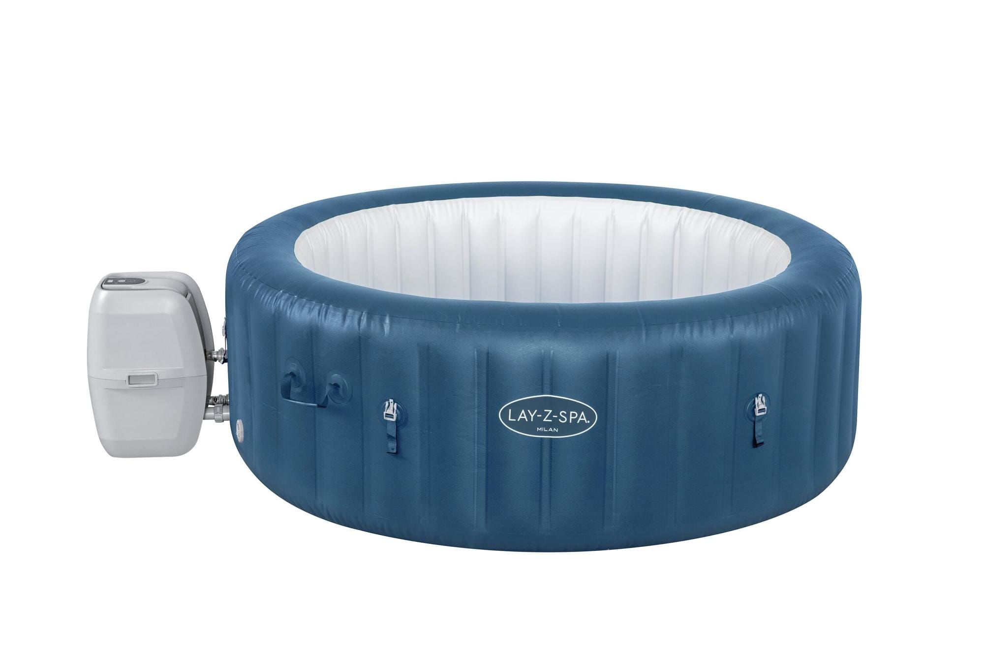Opblaasbare bubbelbaden Lay-Z Spa Lay-Z-Spa Milan AirJet Plus opblaasbare hottub met appbediening 4-6 personen Bestway 37