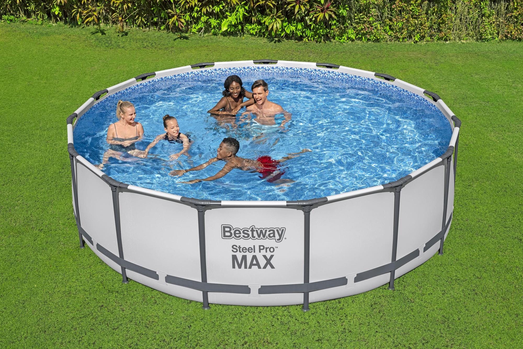Bovengronds zwembad Steel Pro MAX bovengrondse ronde set van 457x122 cm Bestway 4