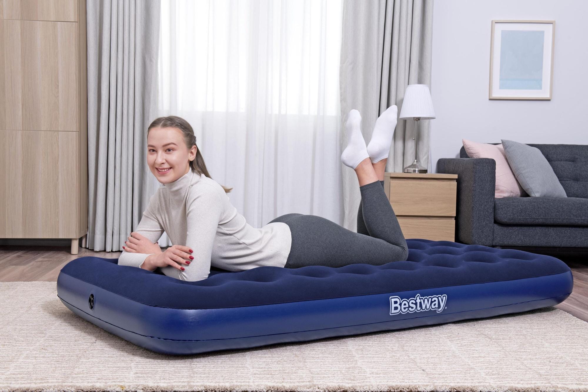 Luchtbed Bestway Dubbele Luchtmatras 1,88 m x 99 cm x 22 cm Bestway 6