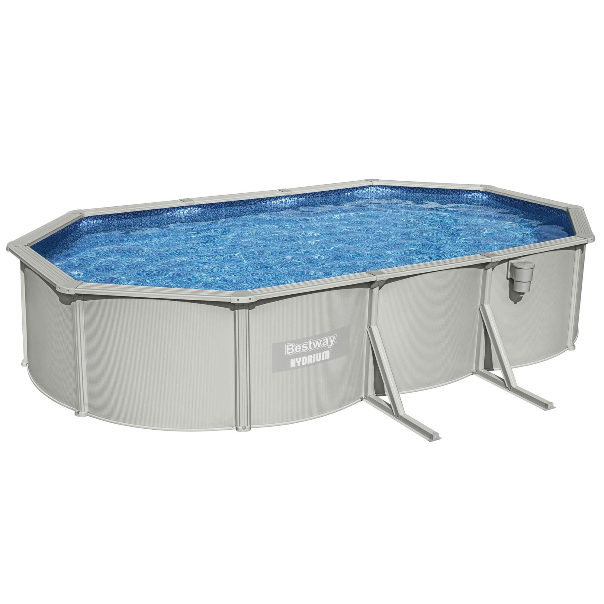 Bovengronds zwembad Bestway Hydrium Bovengrondse Zwembad Set met Stalen Wanden 6,10 m x 3,66 m x 1,22 m Bestway 2