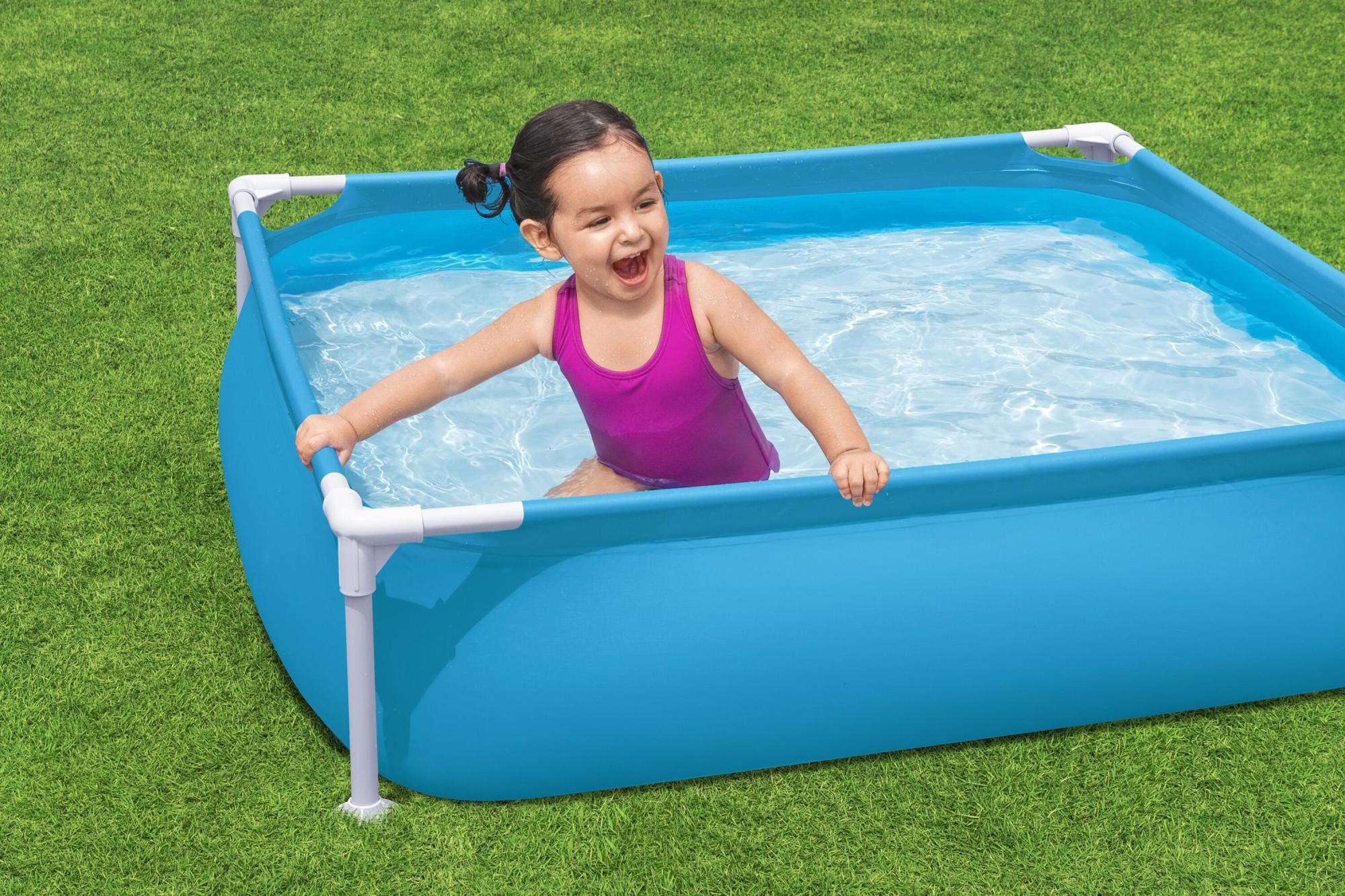 Opblaasbare spullen voor kinderen Bestway My First Frame Bovengronds Zwembad 1,22 m x 1,22 m x 30,5 cm Bestway 2