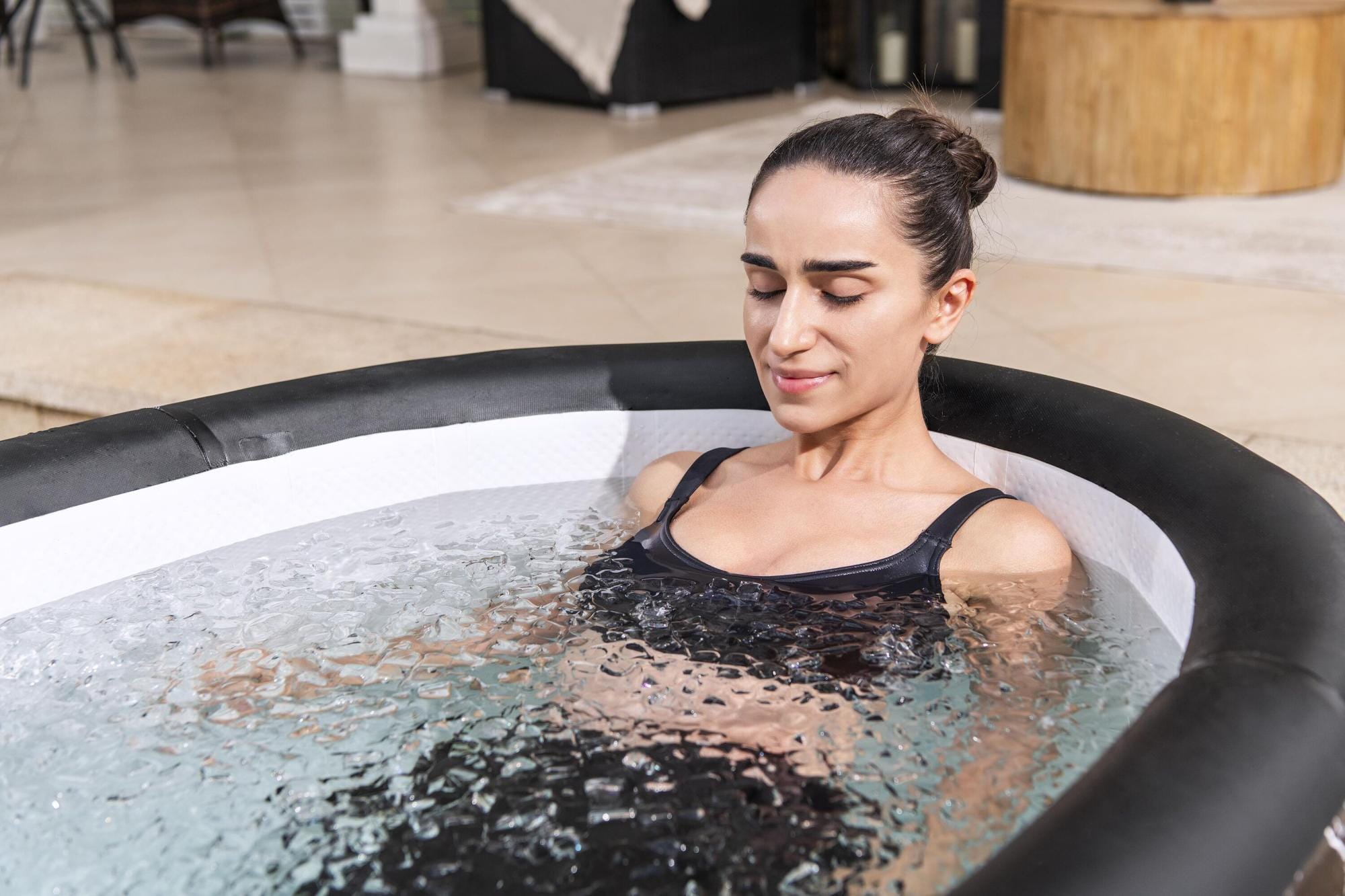 Opblaasbare bubbelbaden Lay-Z Spa Lay-Z-Spa Glacial Dip Cold Plunge Herstellend IJS Badkuip voor 2 Personen Bestway 4