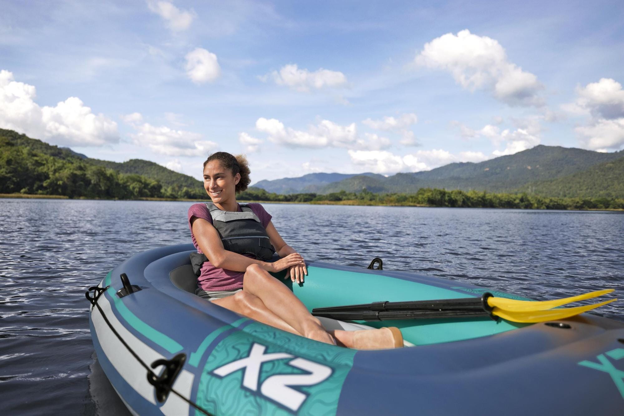 SUP en kajak Hydro Force Roeispaan Set 1,24 m (1 Paar) Bestway 2
