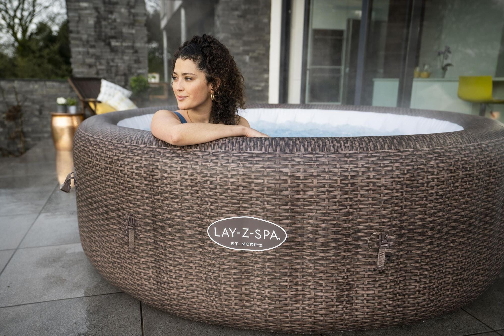 Opblaasbare bubbelbaden Lay-Z Spa Lay-Z-Spa St. Moritz AirJet opblaasbare spa 5-7 personen Bestway 5