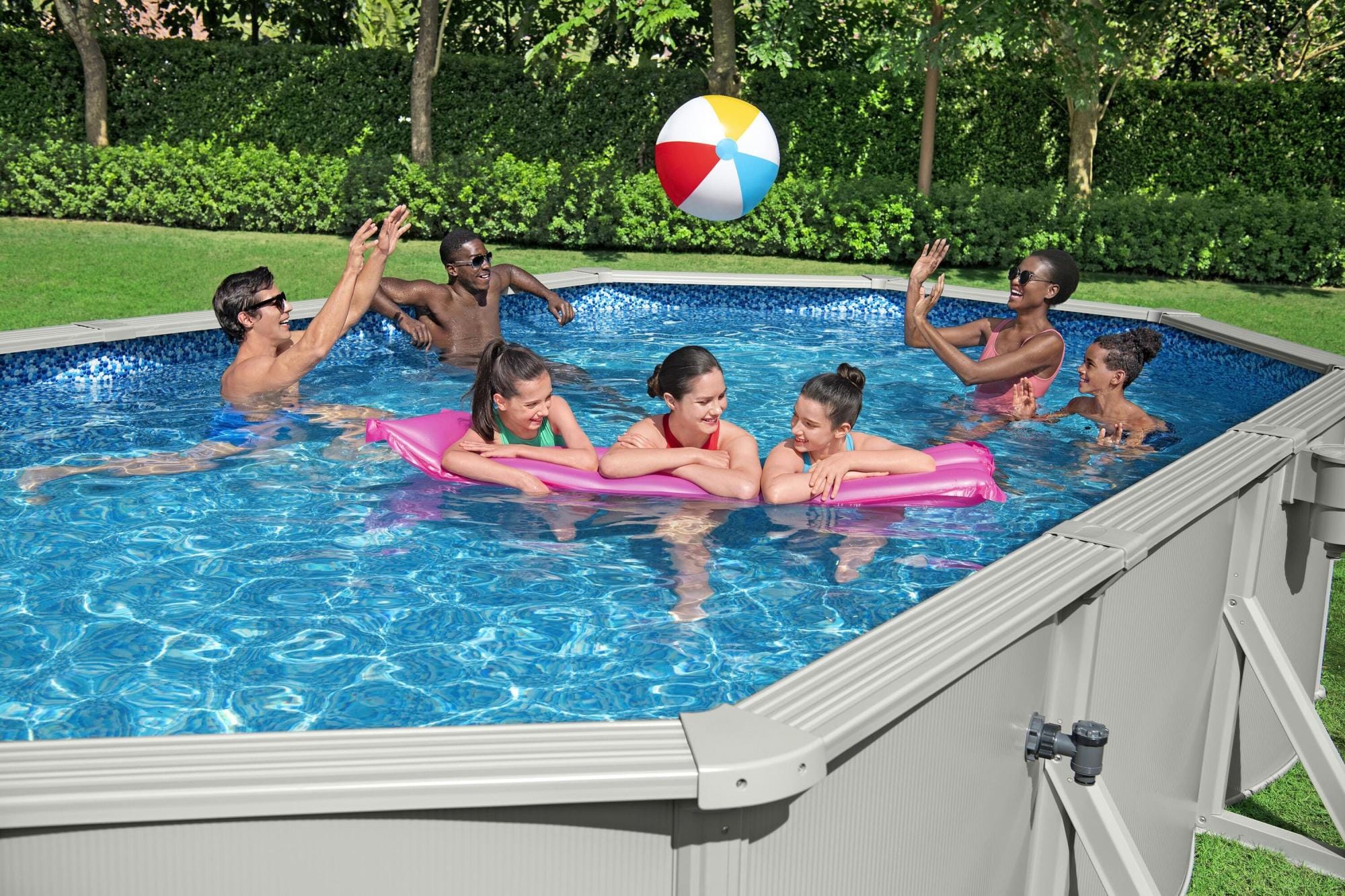 Bovengronds zwembad Bestway Hydrium Bovengrondse Zwembad Set met Stalen Wanden 6,10 m x 3,66 m x 1,22 m Bestway 5