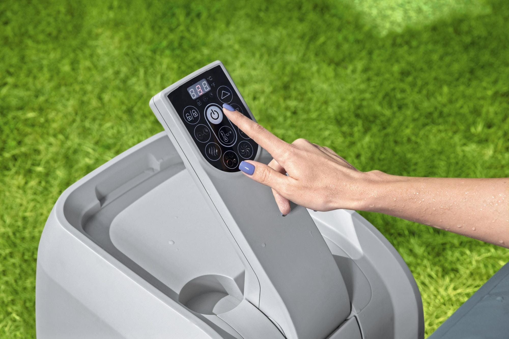 Opblaasbare bubbelbaden Lay-Z Spa Lay-Z-Spa Hawaii HydroJet Pro opblaasbare hottub 4-6 personen Bestway 10