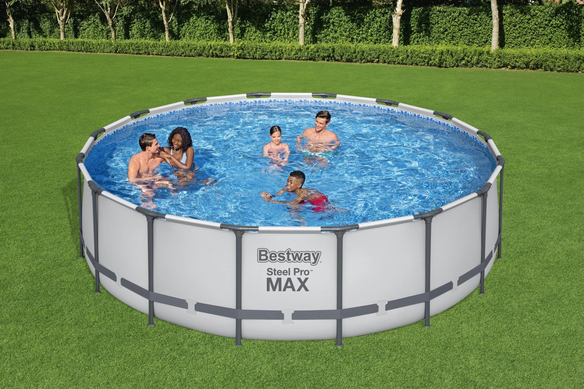 Bovengronds zwembad Steel Pro MAX bovengrondse ronde set van 488x122 cm Bestway 1